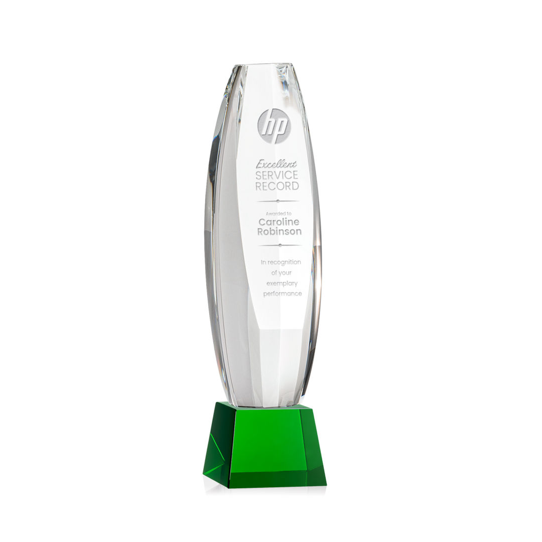 Hoover Award on Robson Base - Green 10
