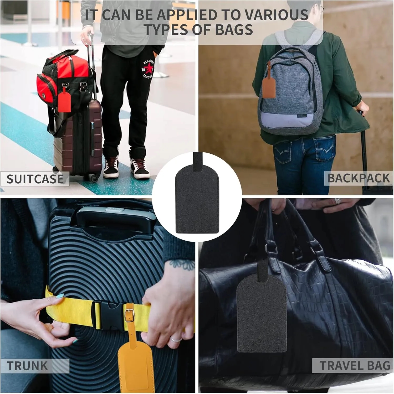 PU Leather Luggage Tag 2