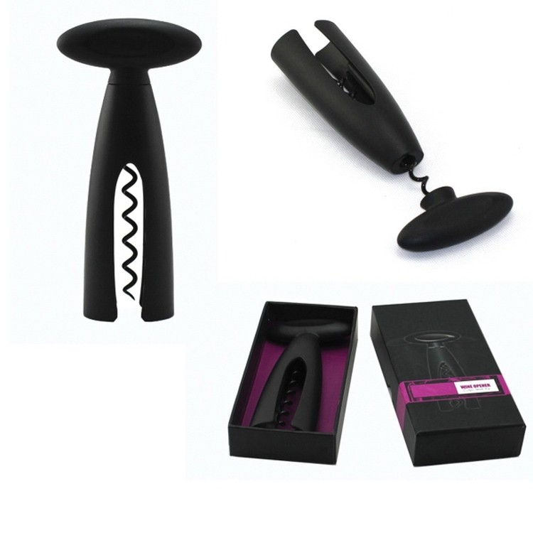 Stylish Wine Cork Screw Bottle Opener With Safety Sleeve 1