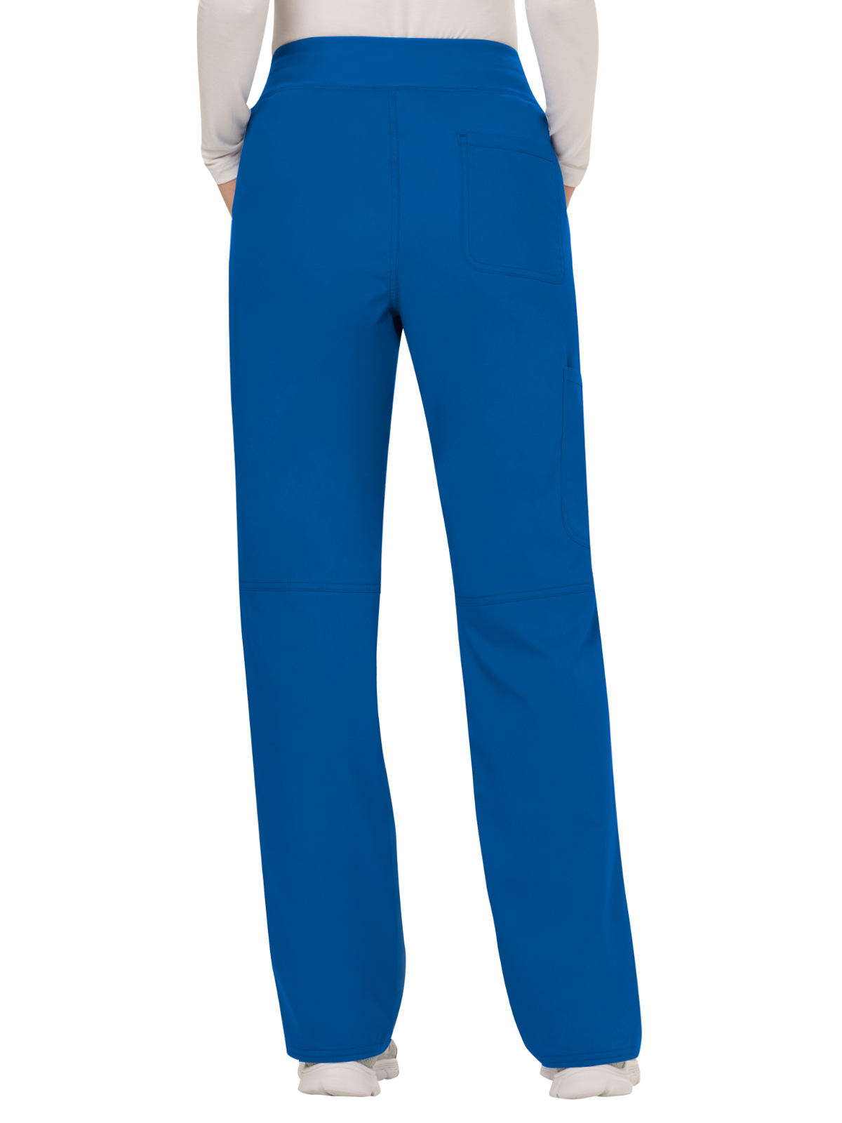 Cherokee - Workwear Revolution - Women's 4-Pocket Mid Rise Straight Leg Pull-on Pant 5
