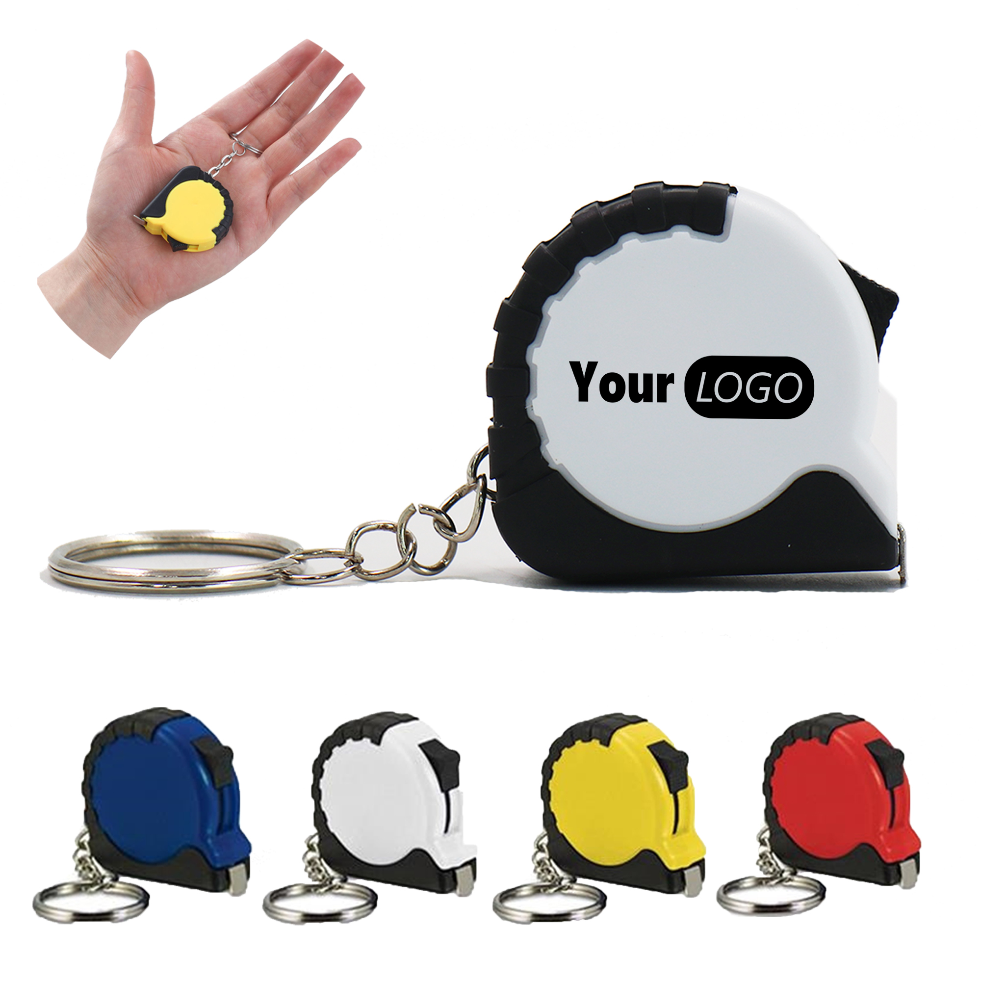 Compact Tape Measure Keychain 2