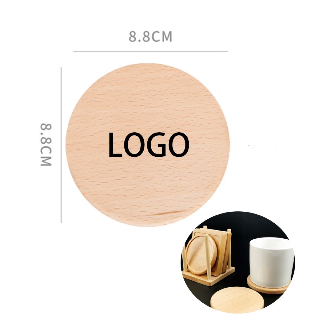 Creative Solid Wood Coaster 2