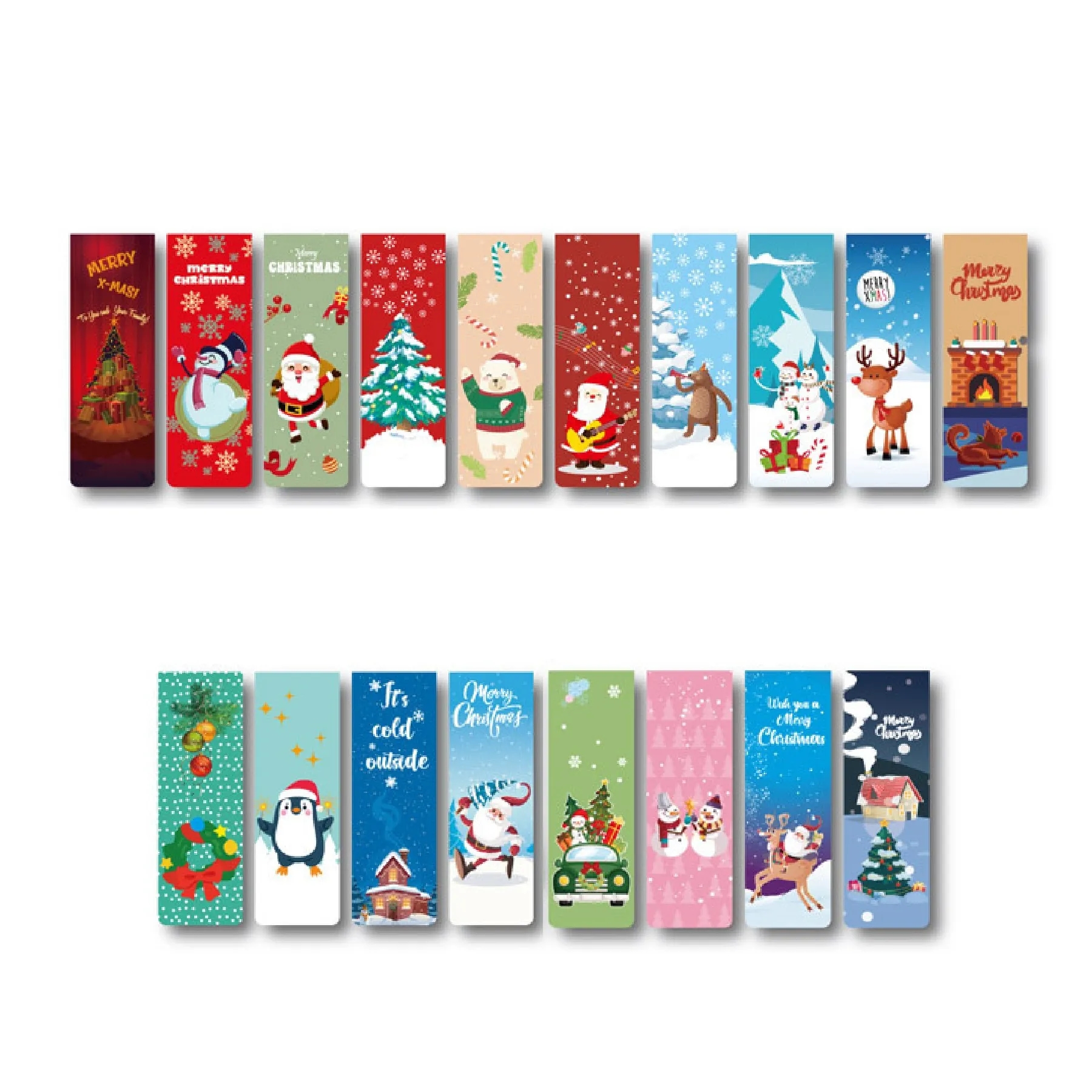 Christmas Magnetic Bookmark 2