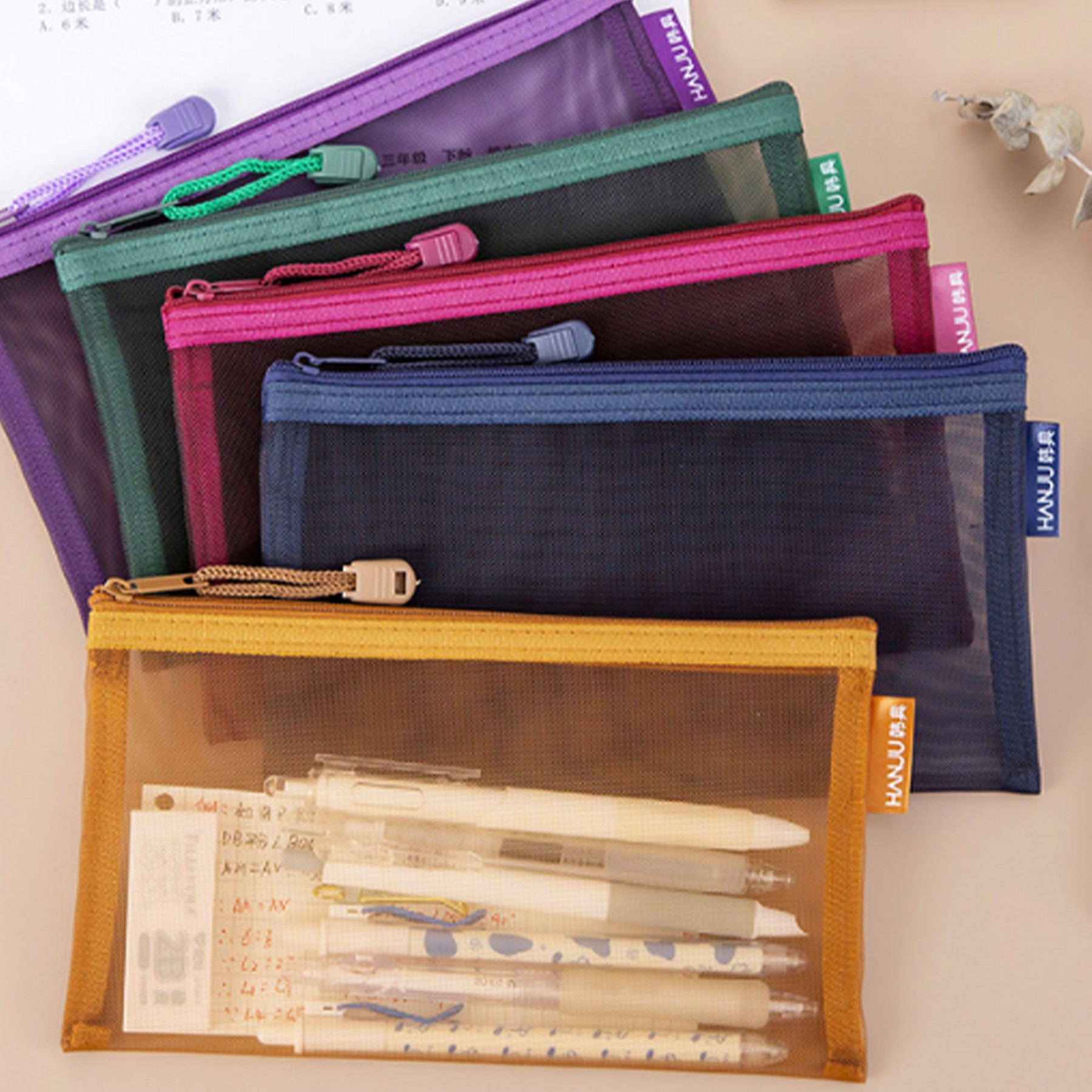 Clear Zipper Pencil Case 3