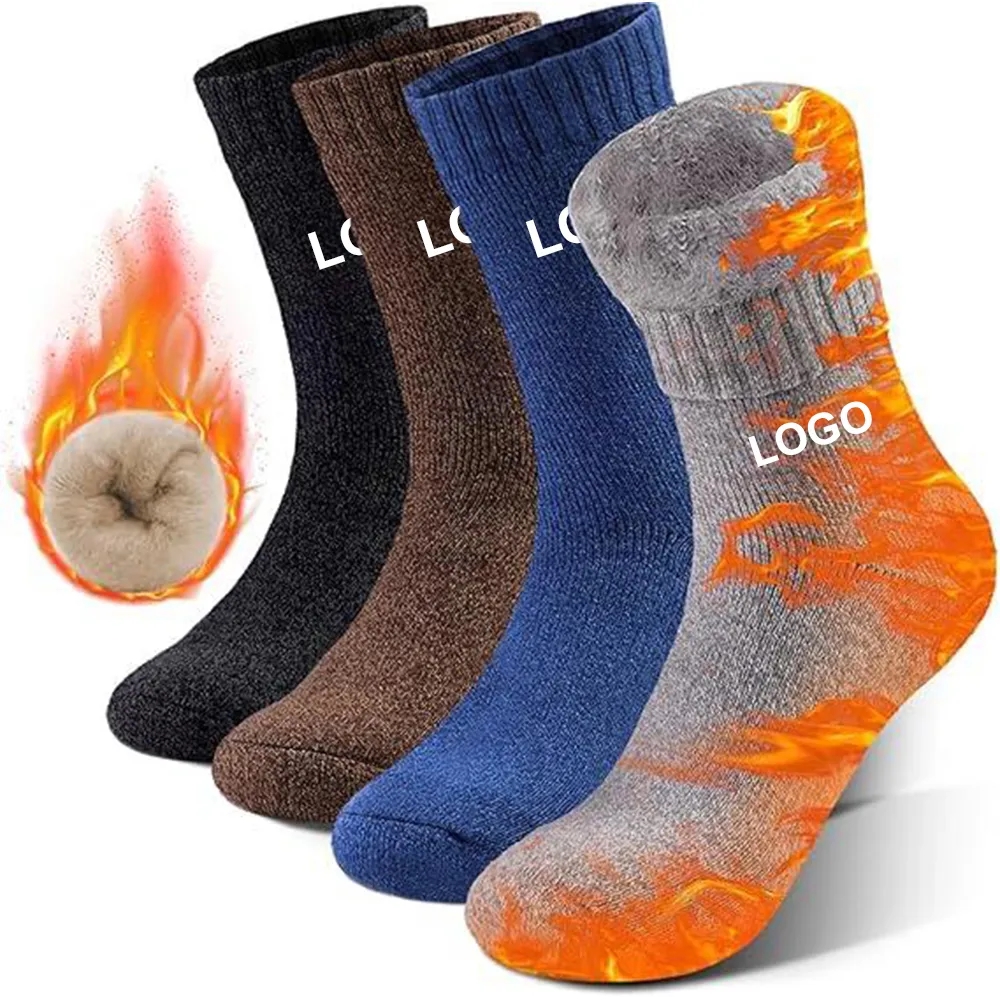 Warm Winter Thermal Thick Cushion Hiking Socks 3