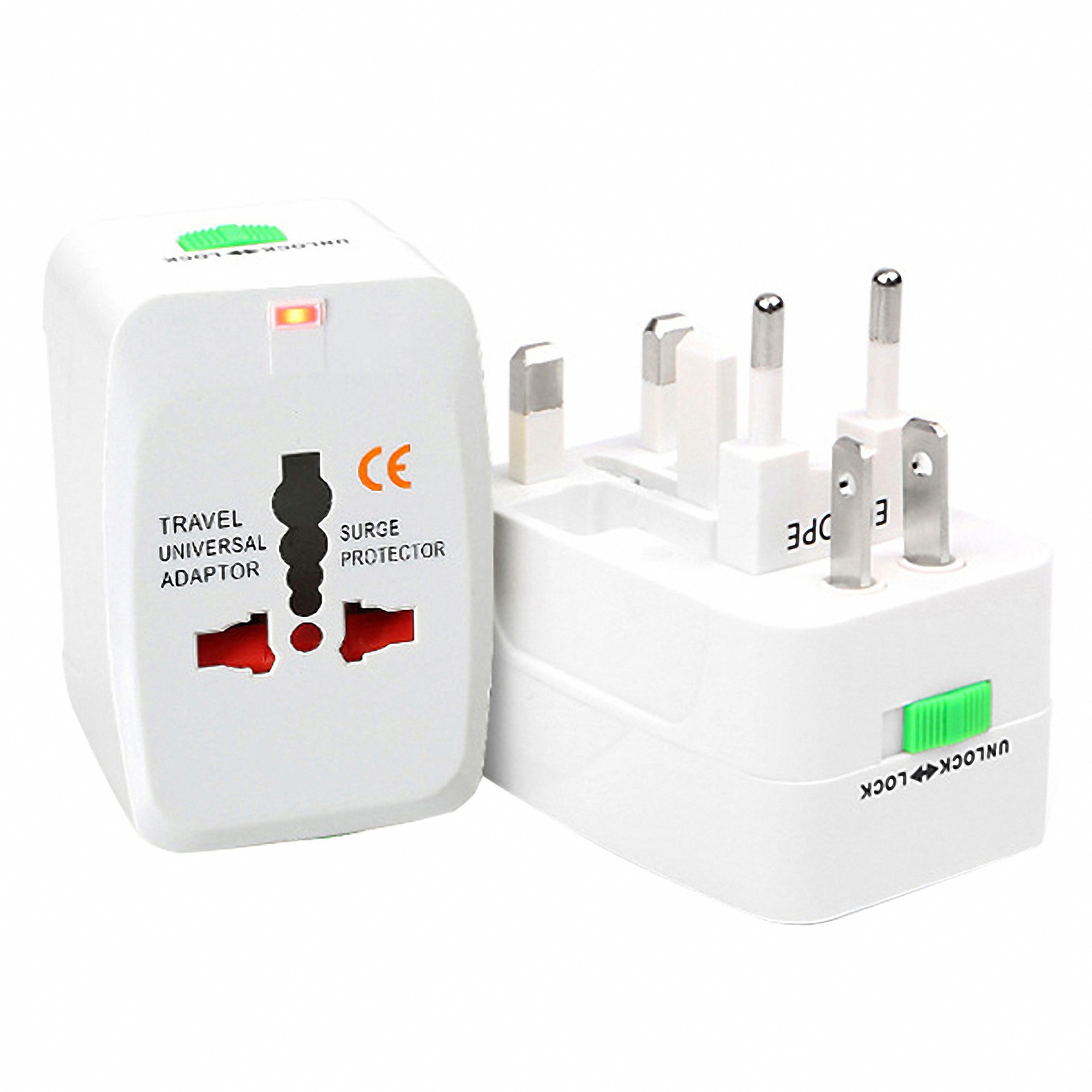 Universal Travel Power Adapter with Surge Protection 4