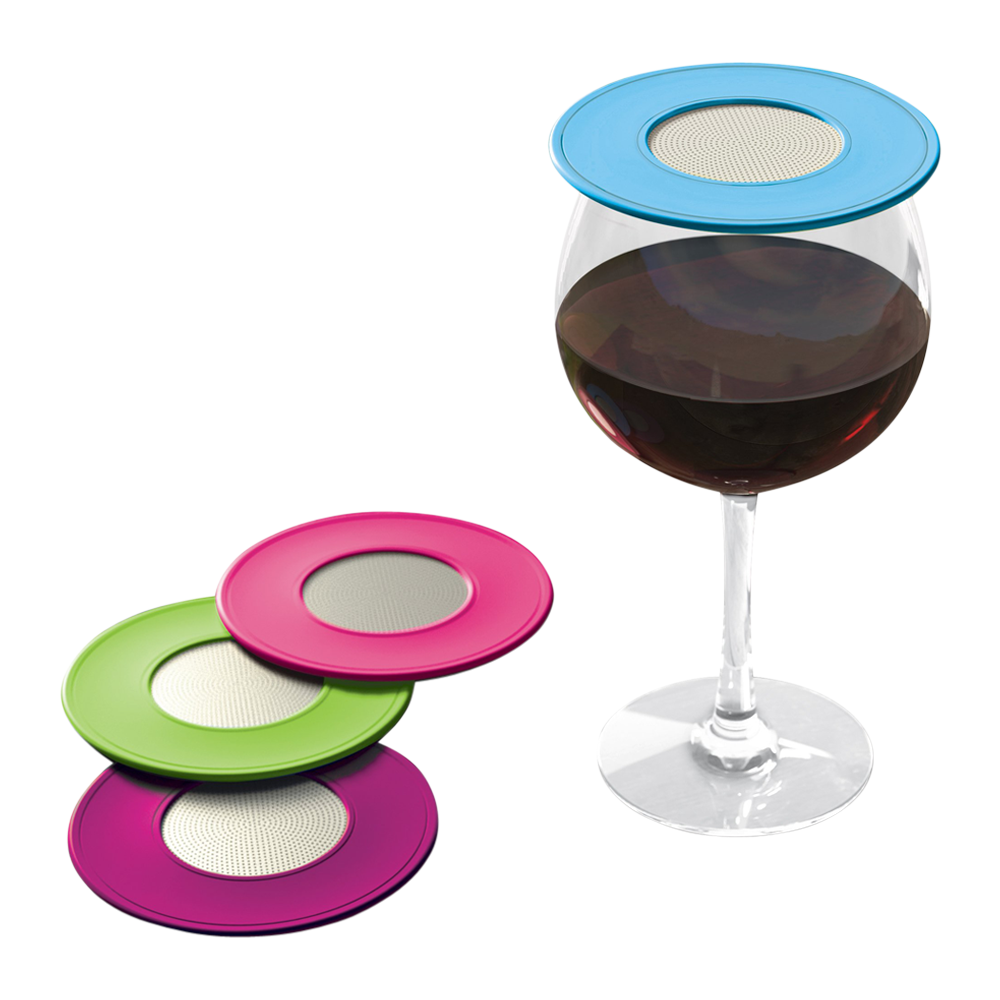 Ventilated Silicone Wine Glass Covers 6