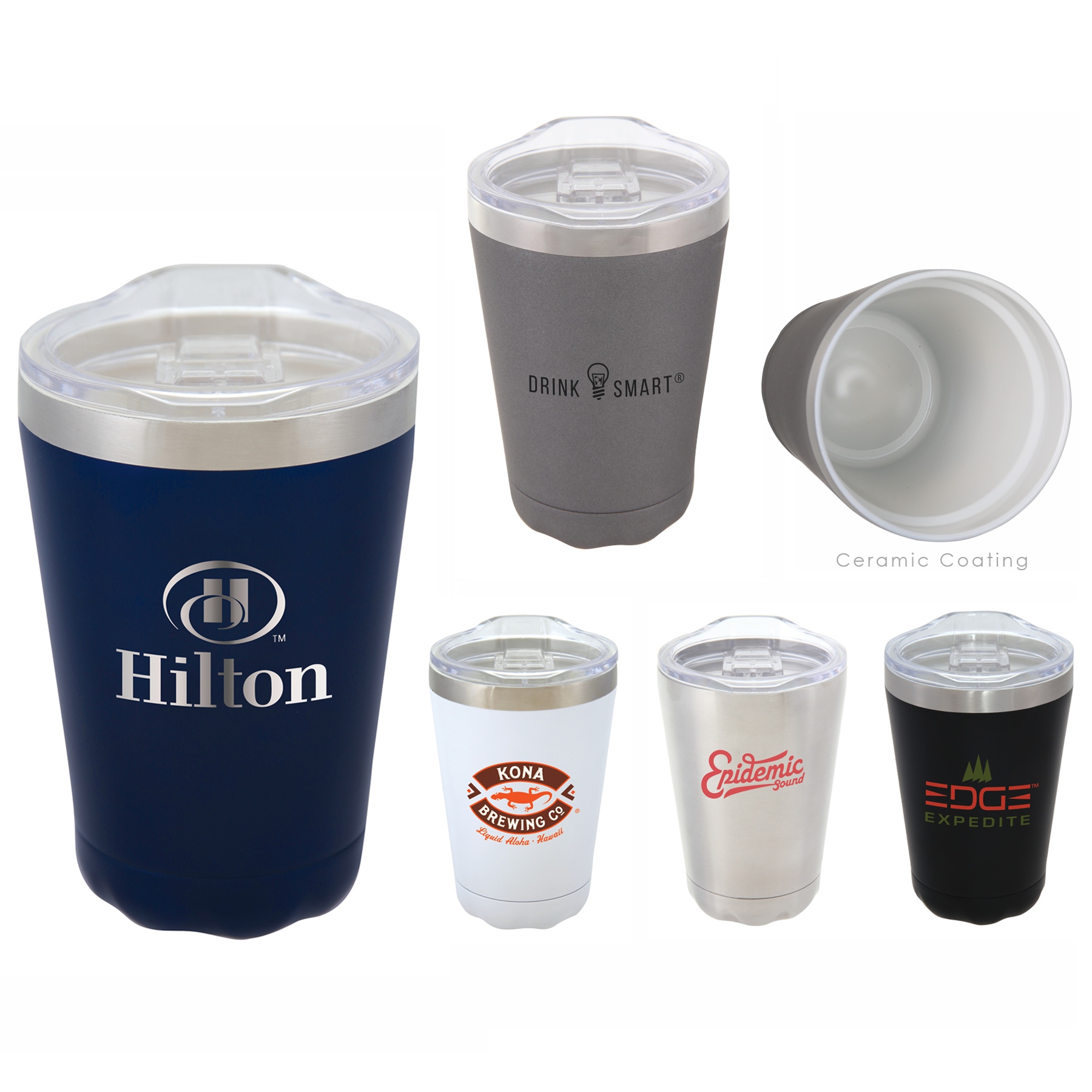 Java 10 Oz. Insulated Stainless Steel Tumbler Cup w/ Ceramic Coating 6