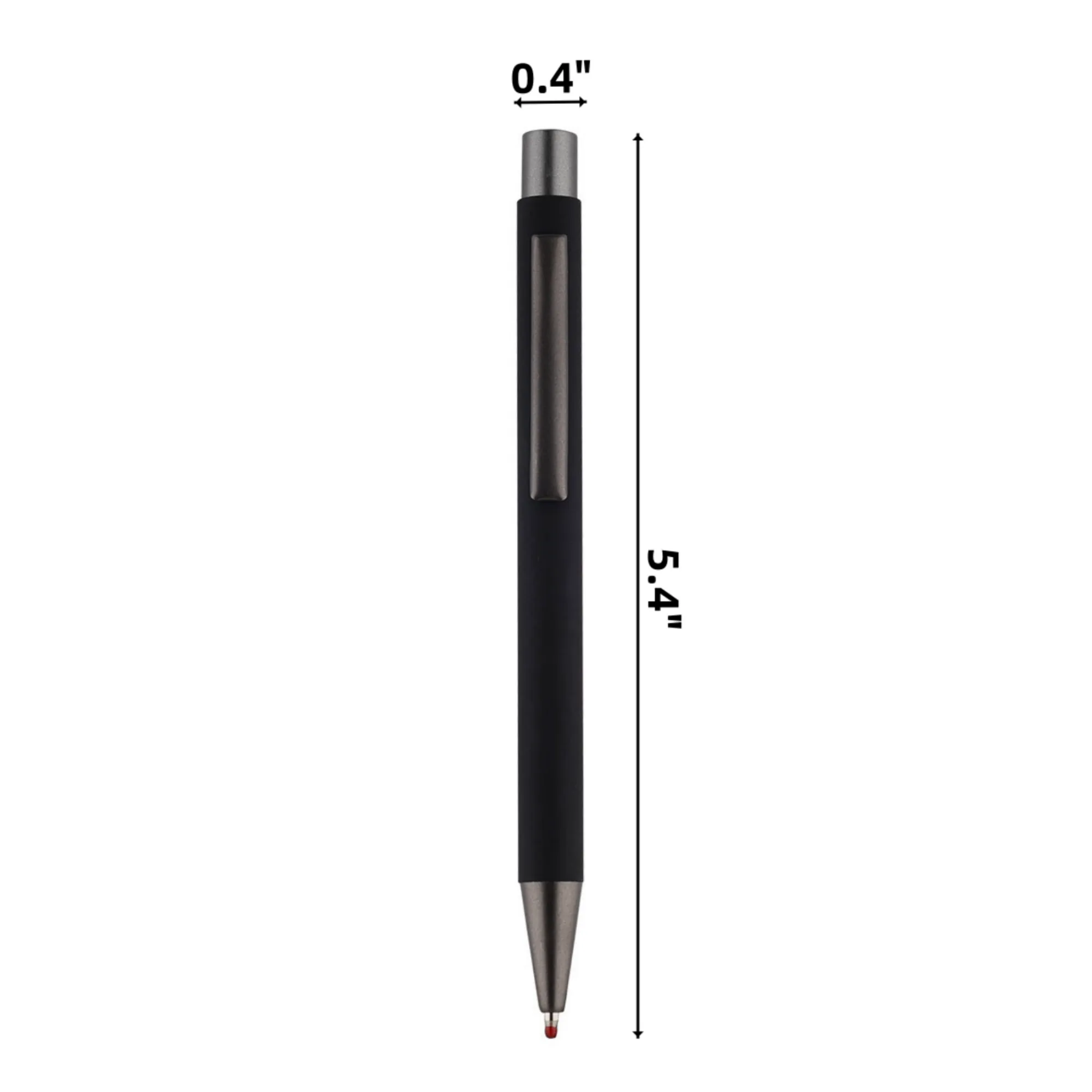 Pressable Aluminum Rod Business Carbon Advertising Pen 3
