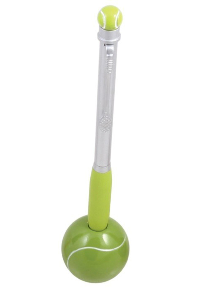3D Tennis Metal Pen Chain w / Stand. 1