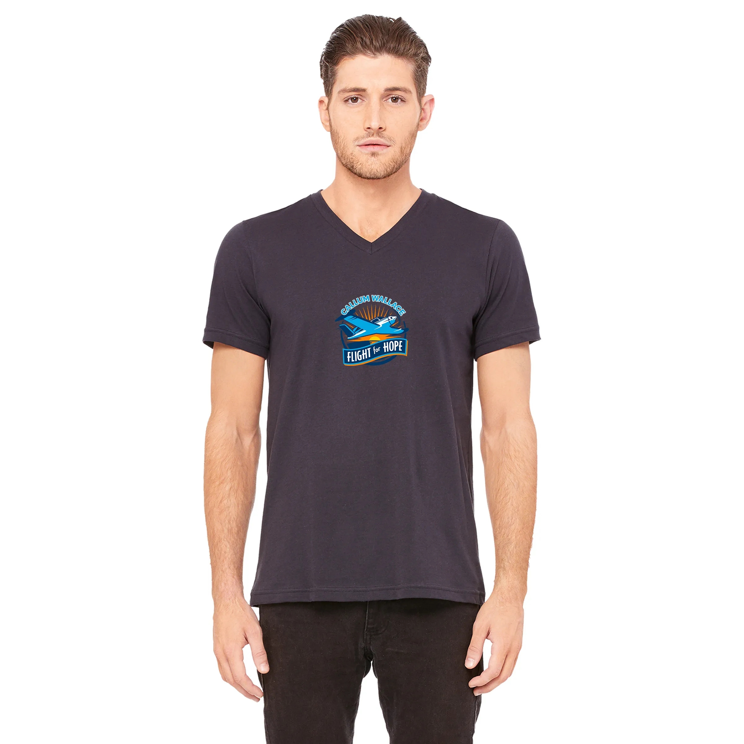 Bella + Canvas - Unisex Jersey Short-Sleeve V-Neck T-Shirt 14