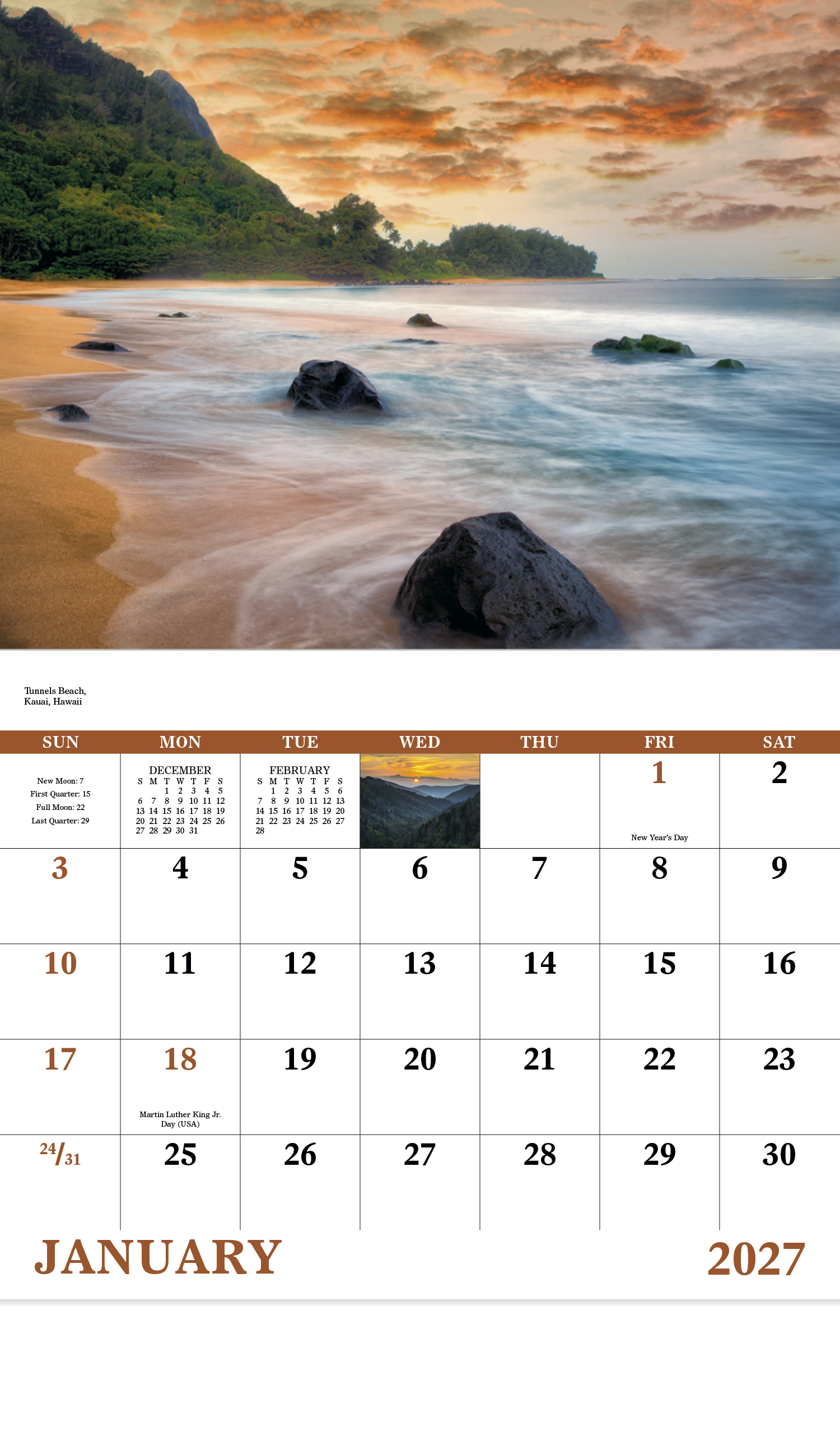 Good Value™ Landscapes of America - Stapled Calendar 25