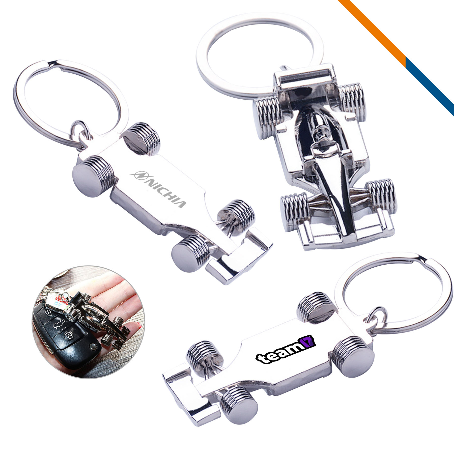 Mini Race Car Keyring 4