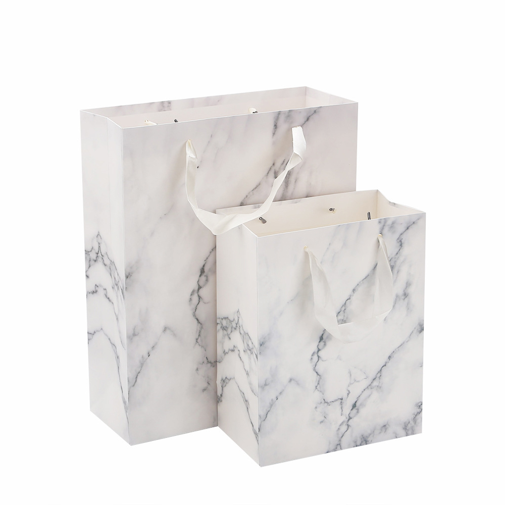 ustom Glossy Shopping Paper Ribbon Gift Sale Tote Bag 3