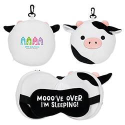 Comfort Pals™ Cow 2-in-1 Pillow Sleep Mask 10