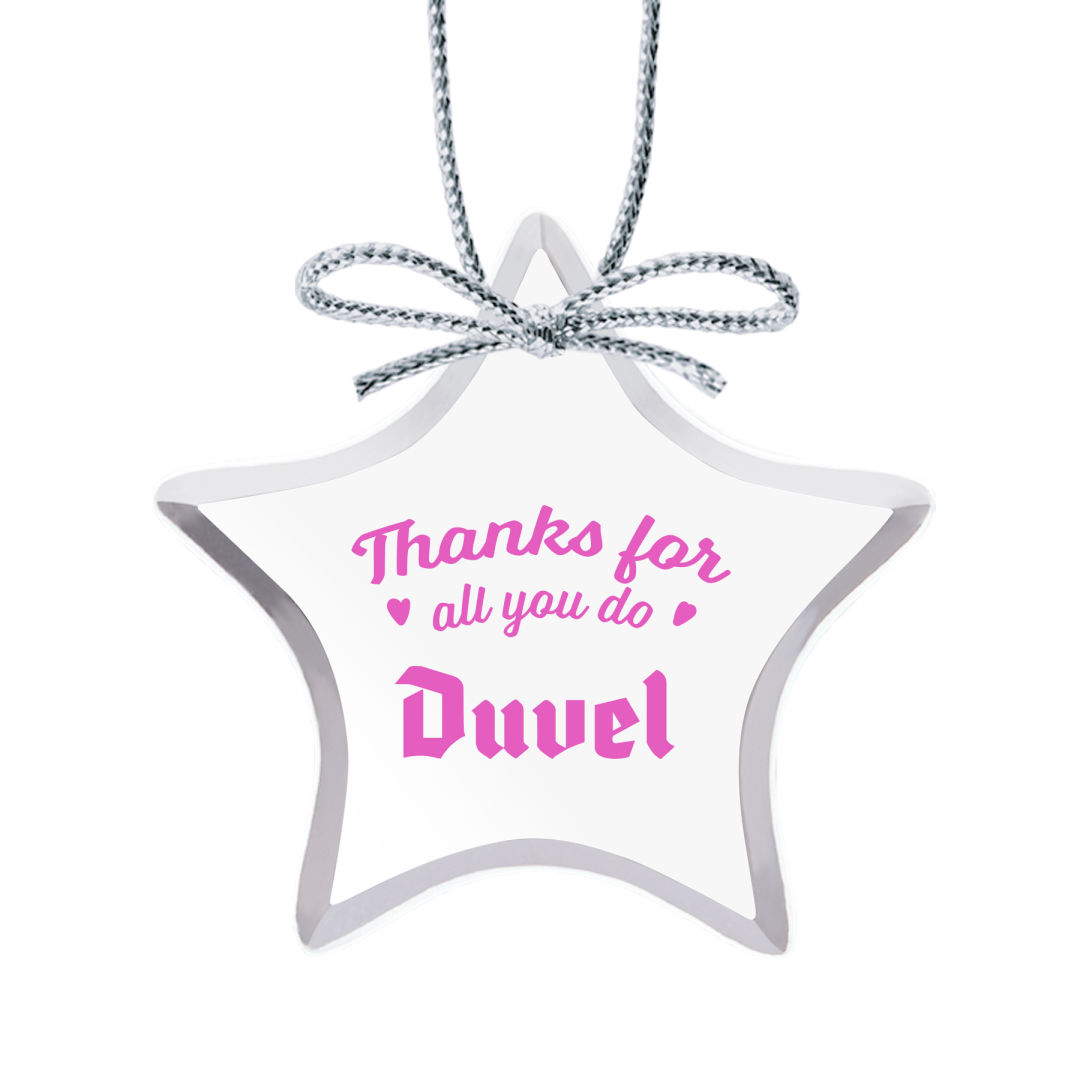 Starfire Ornament - Star Imprinted