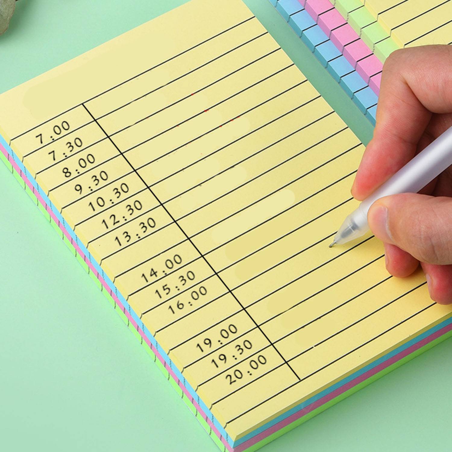 200pcs Assorted Colors Sticky Notes 4 x 6-Inch 4