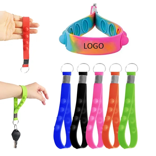 Silicone Decompression Keychain 4