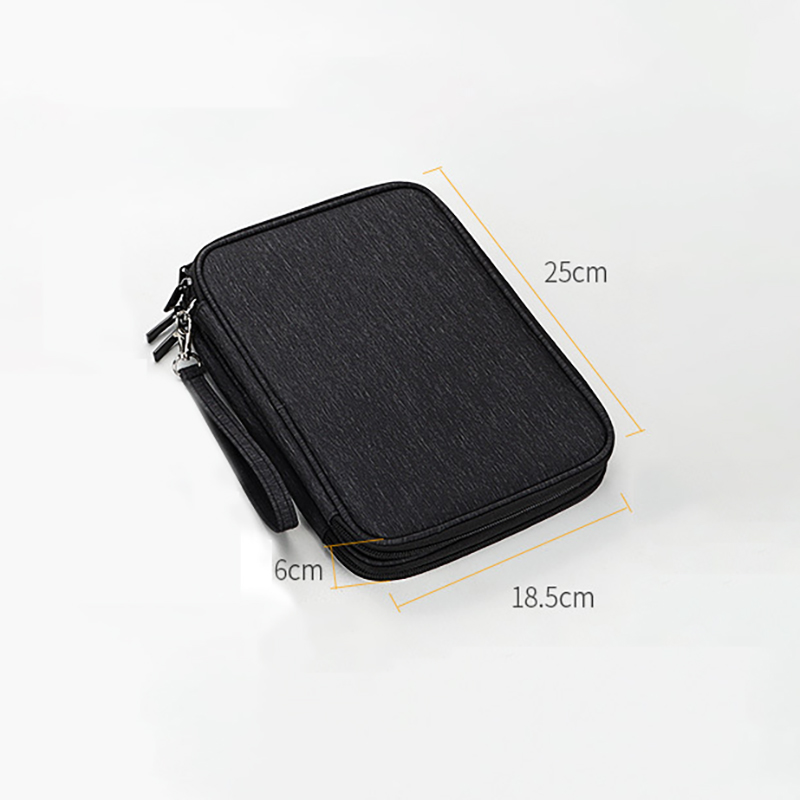 Waterproof Double-Layer Travel Cable Organizer Bag Electronic Accessories 6