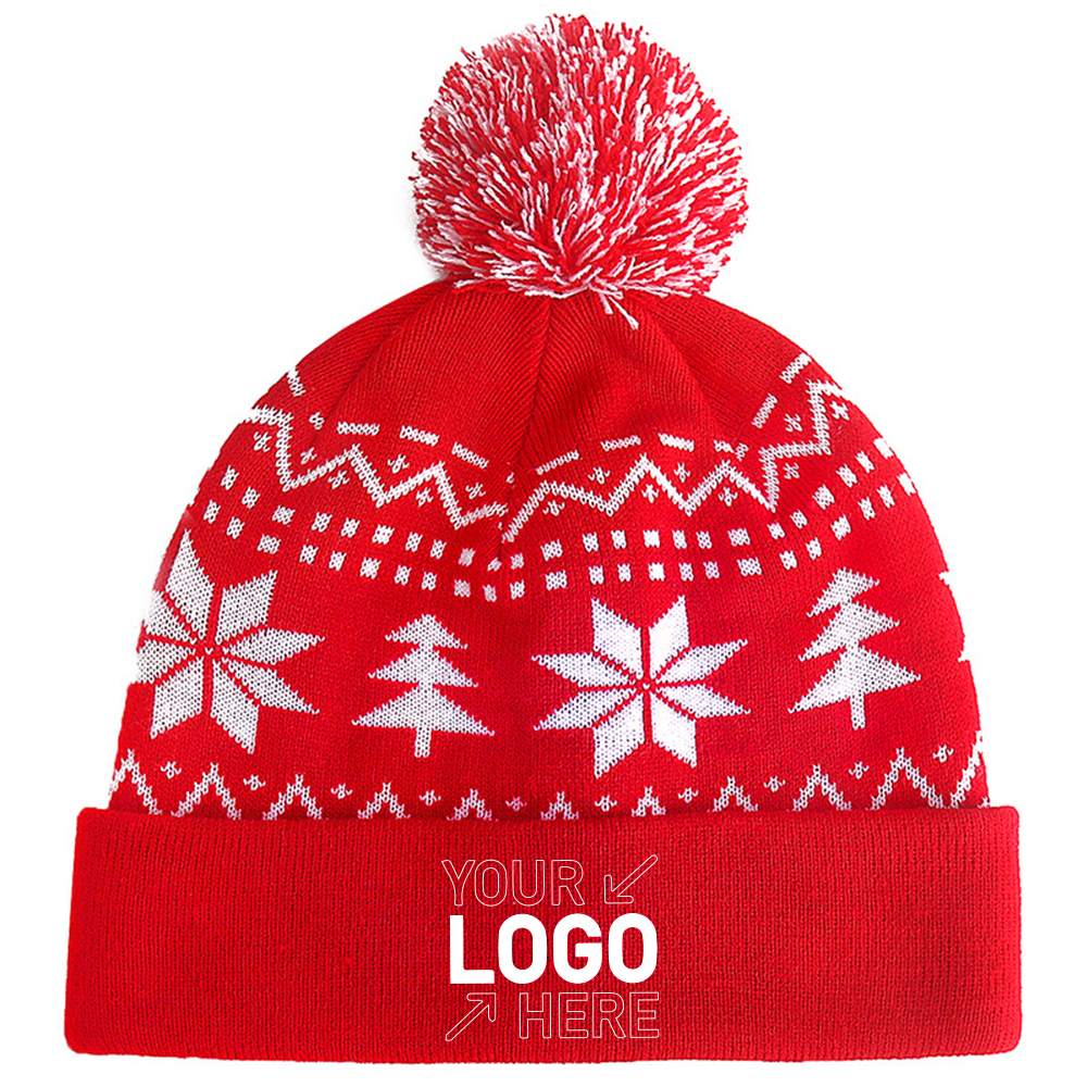 Thick winter cute knitted hat