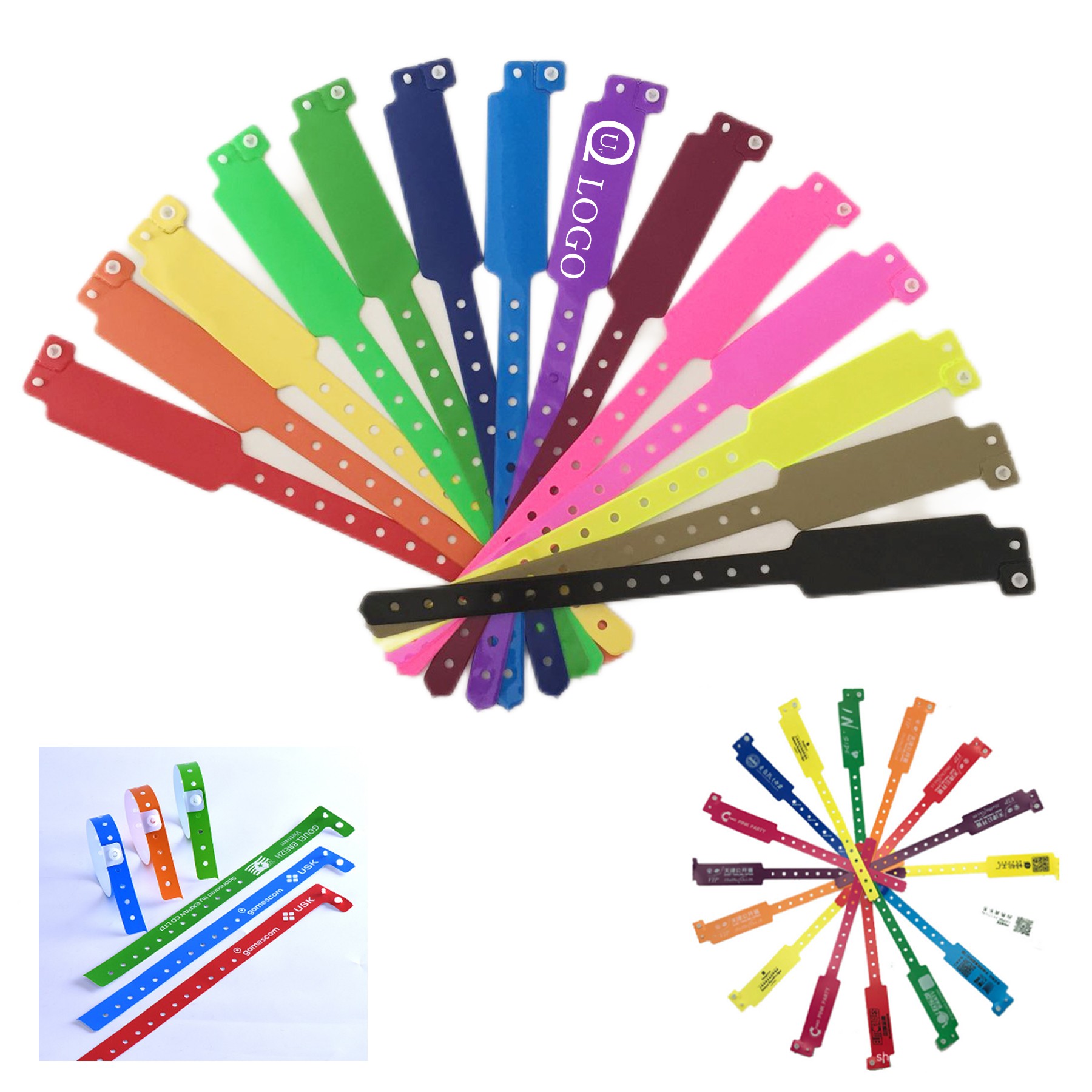 Durable Disposable Vinyl Wristband