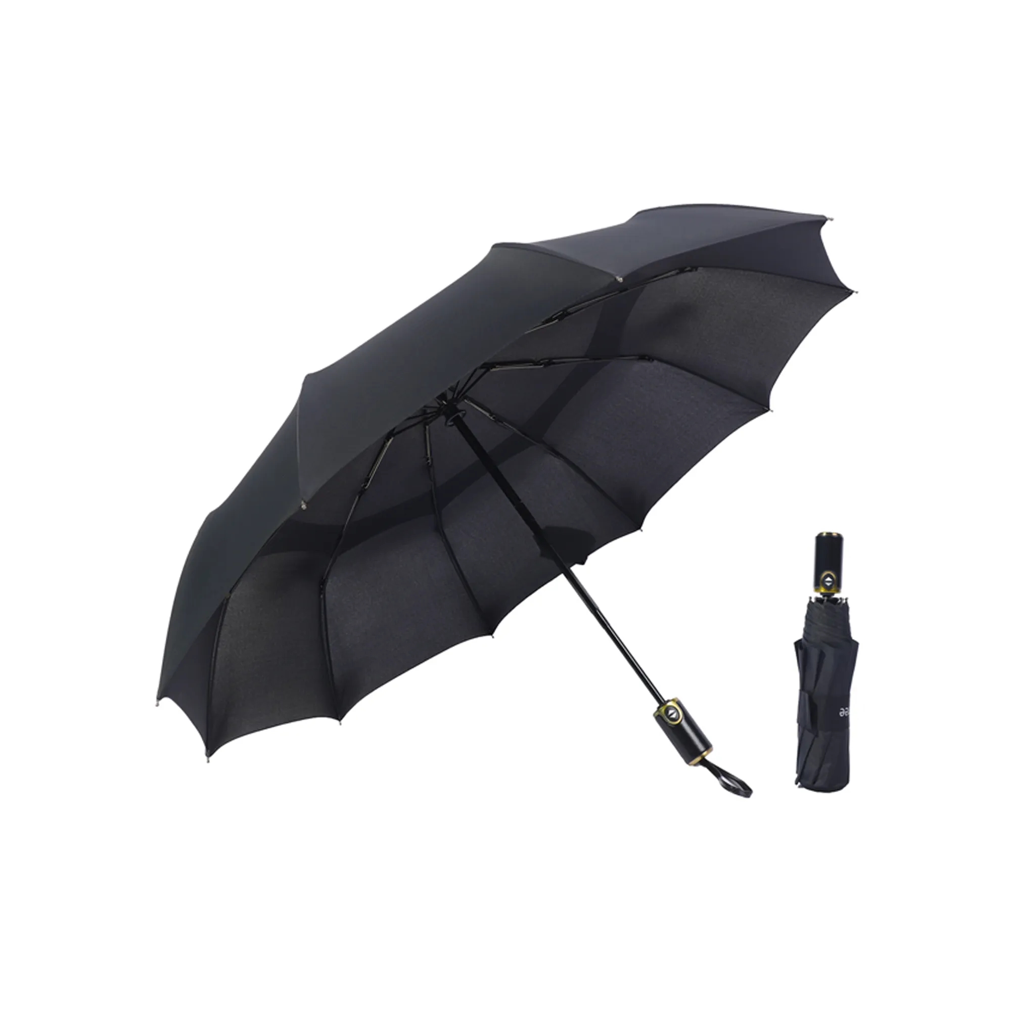 47" Collapsible Fully Automatic Pure Color Umbrella 3