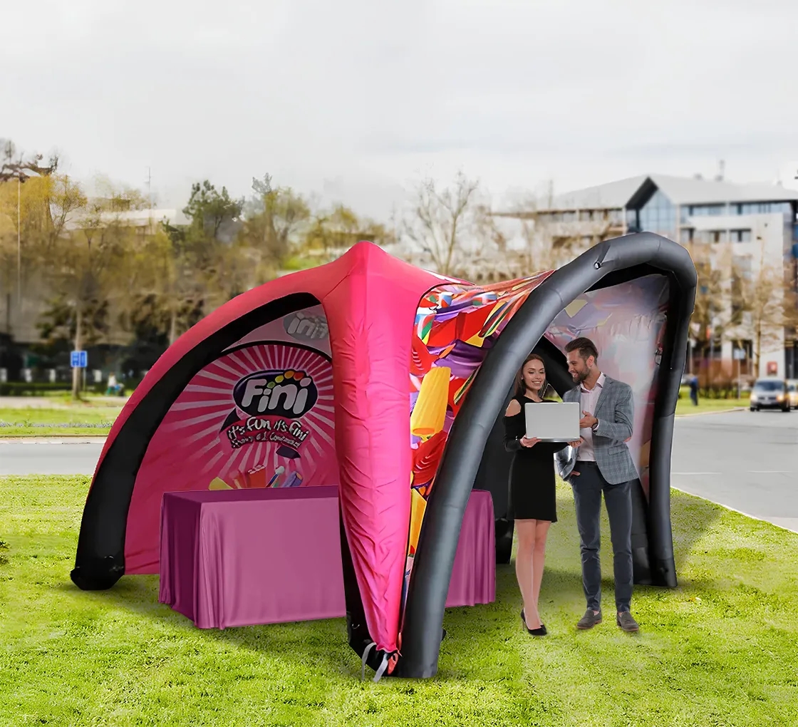 Custom Printed Inflatable Dome Tent -1 (Banner+Topper+Frame) 2