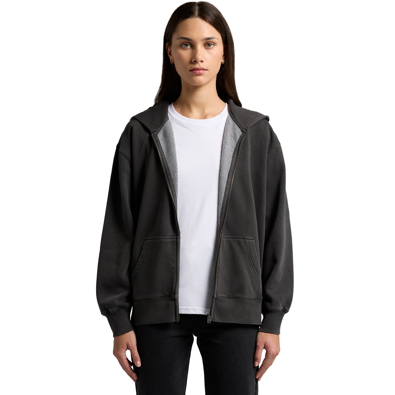Wo's Relax Faded Zip Hood | 4170 17