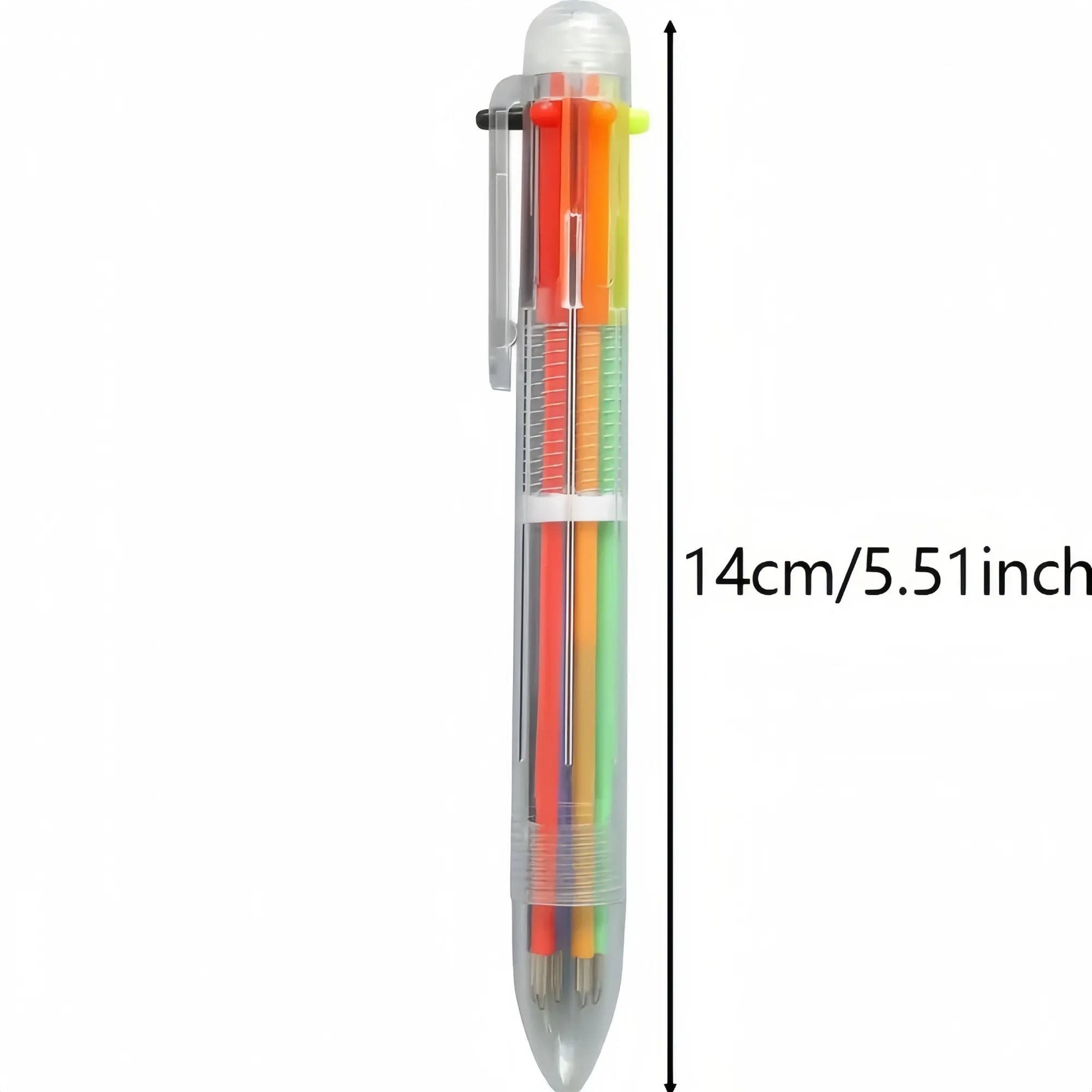 Creative Transparent 6-Color Ballpoint Pen 1
