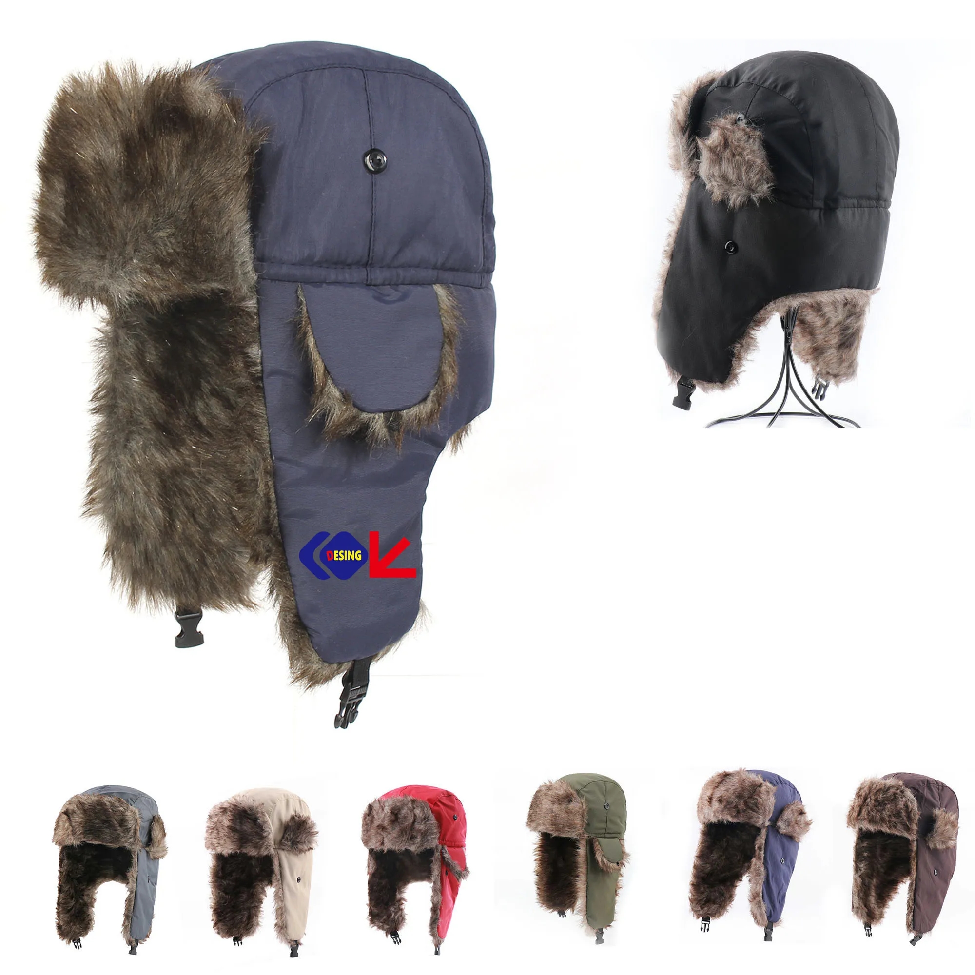 Winter Faux Fur Trapper Hat 5