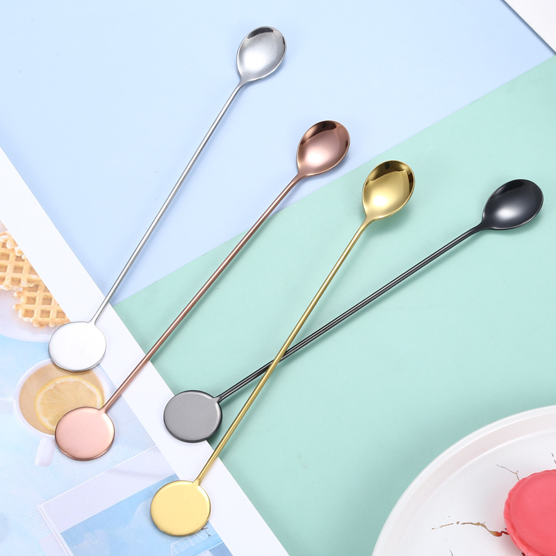 Stainless Steel Cocktail Swizzle Stick Beverage Coffee Stirrers 3