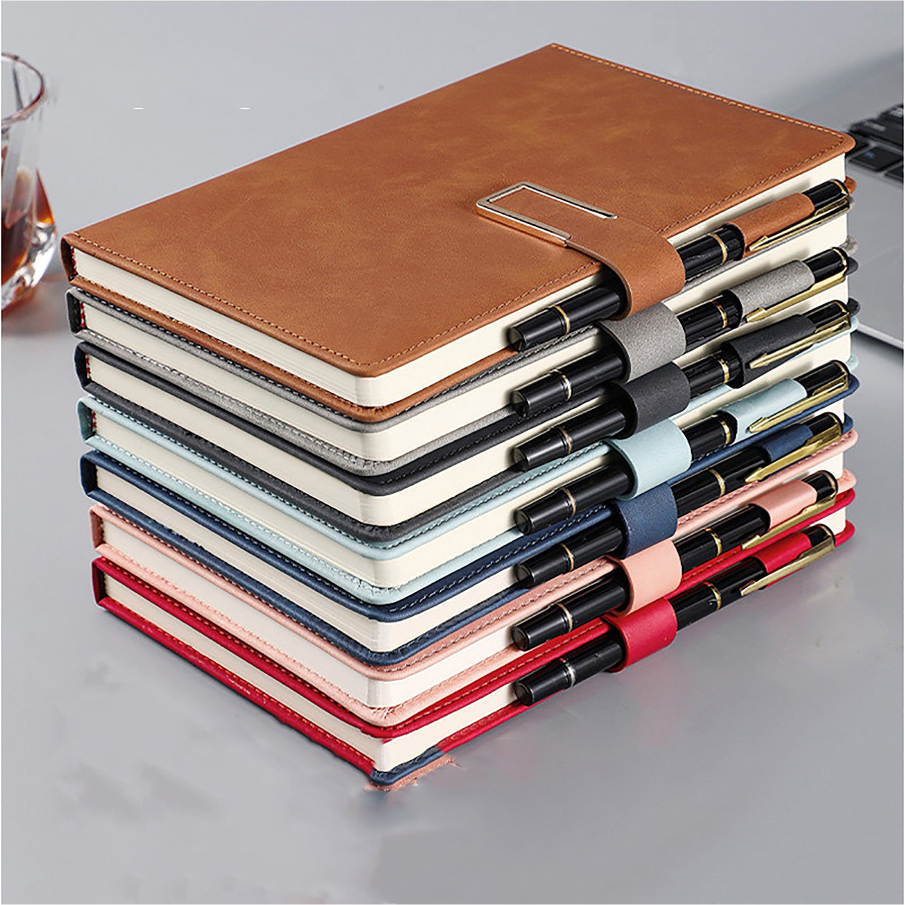 PU Leather Journal Notebook with Magnetic Closure 1