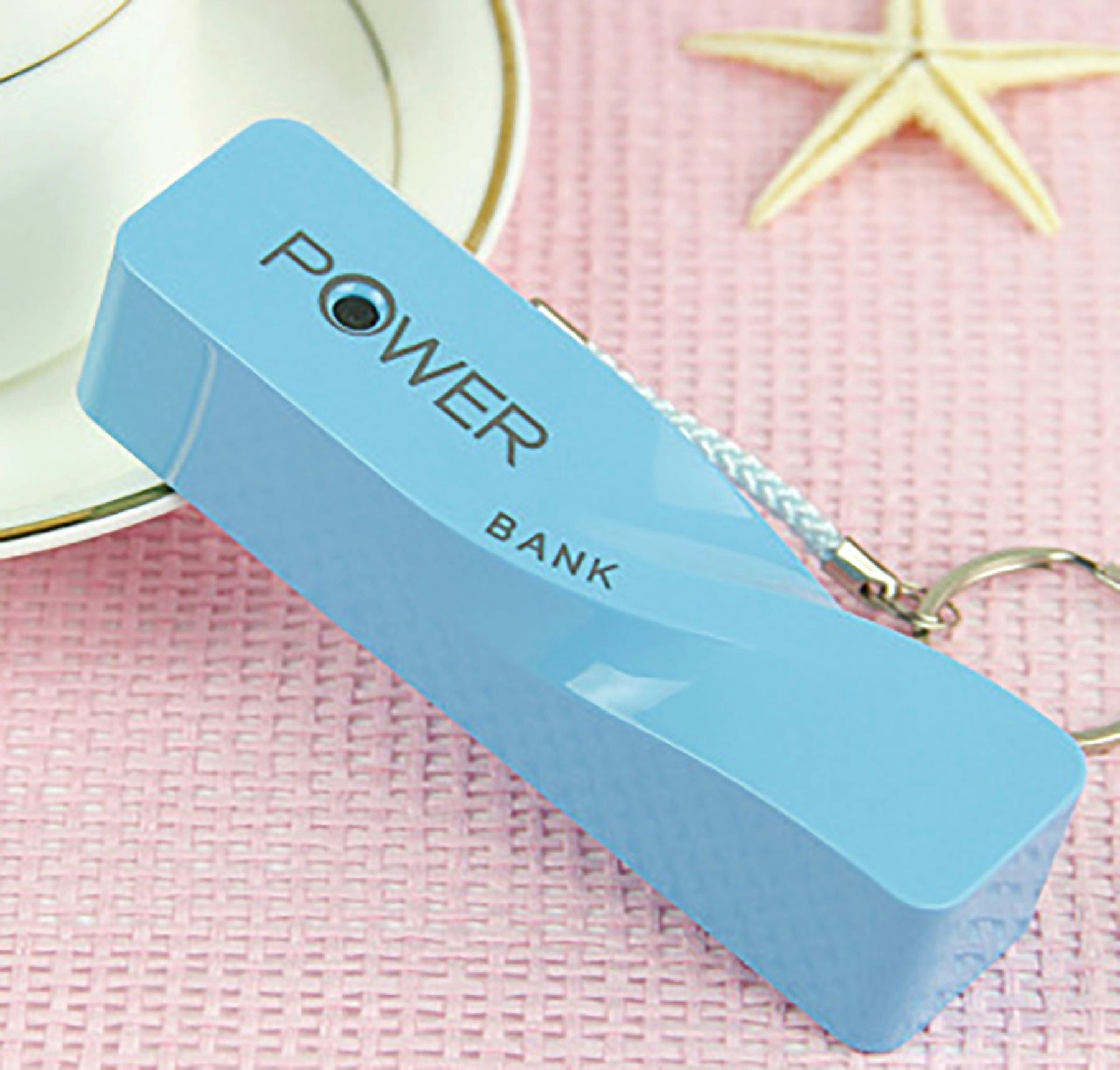 Twist Designed Power Bank with Key Chain 4