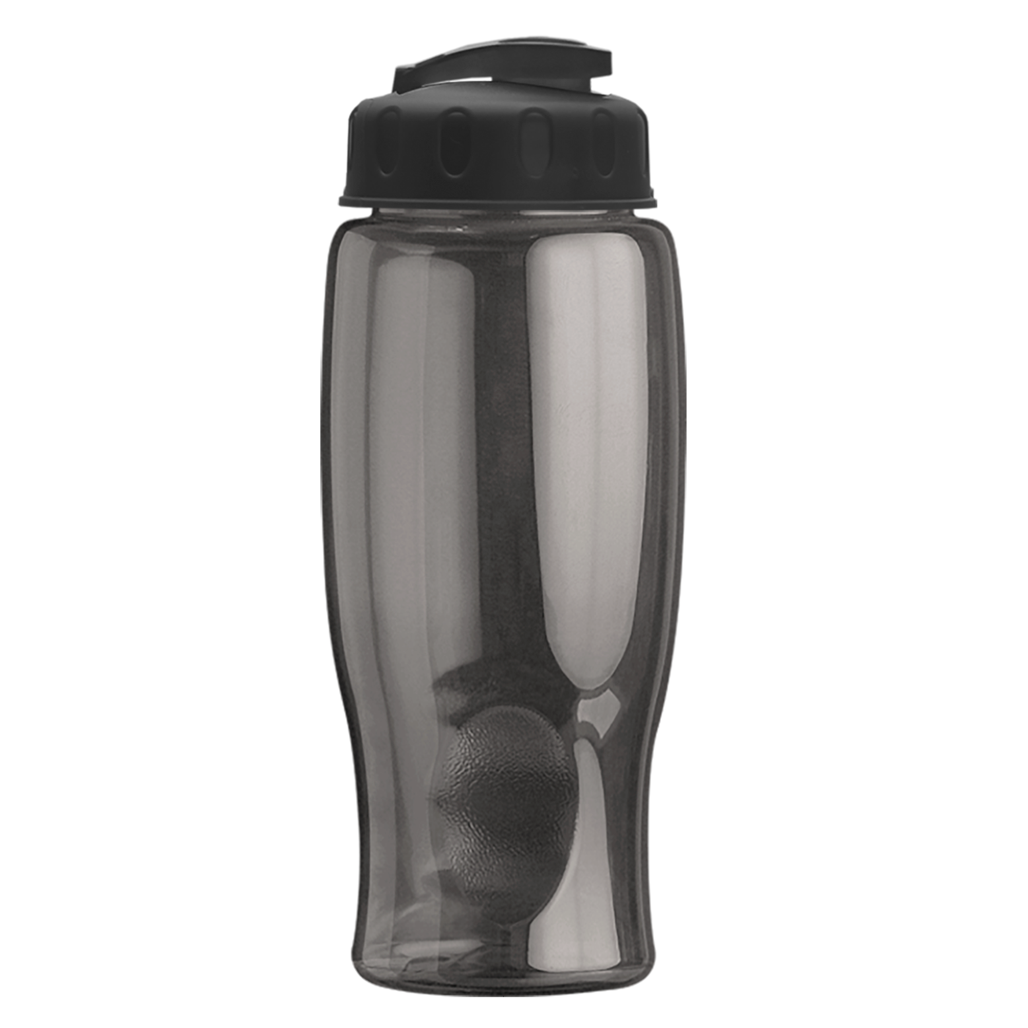 Poly-pure - 27 oz. Transparent Bottle with USA Flip 8