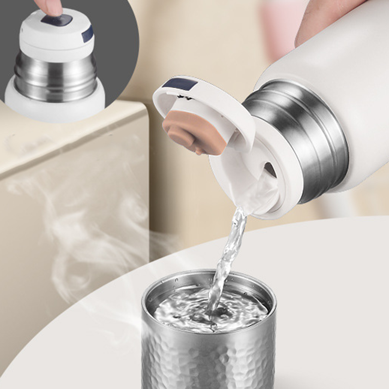 16Oz Stainless Steel Insulated Stewed Tea Mug 3