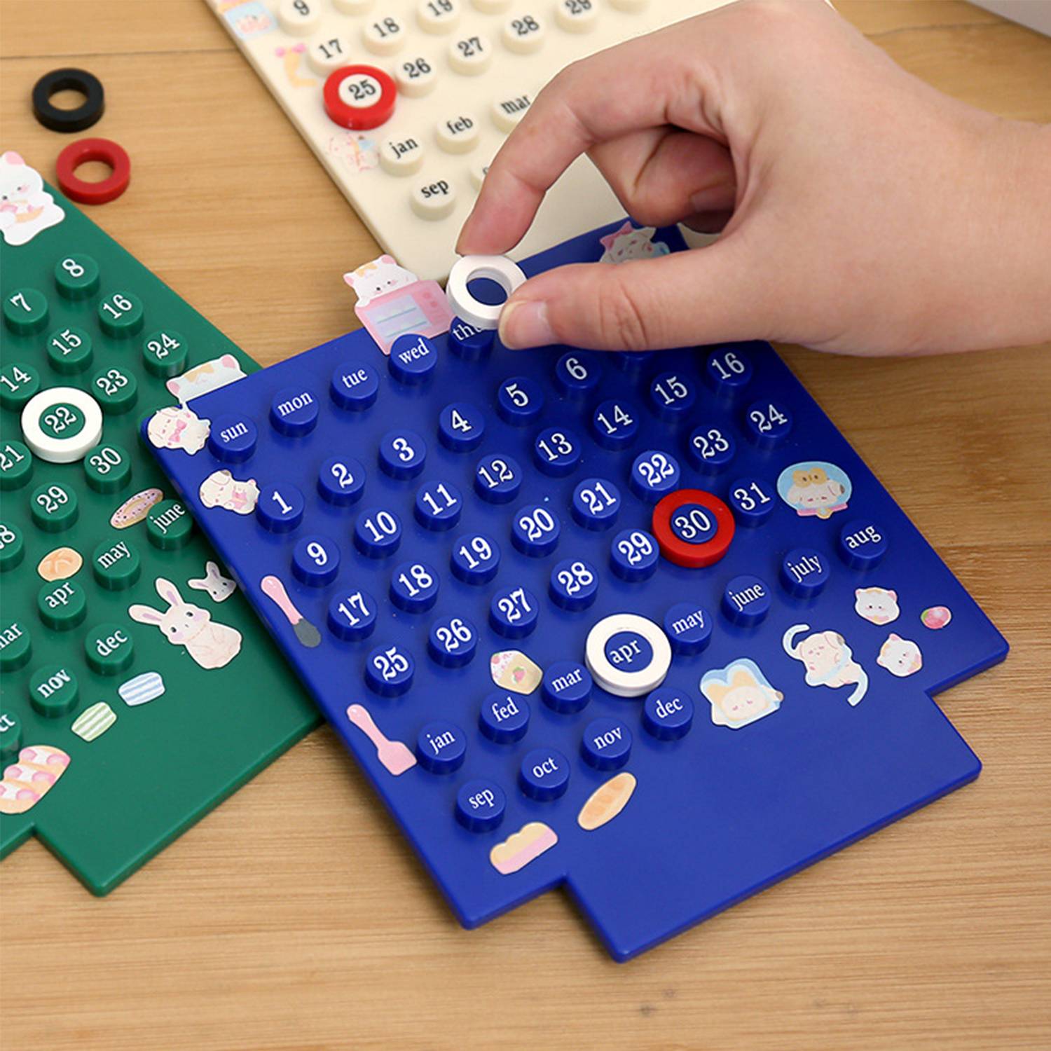 Perpetual Desk Wood Calendar 5