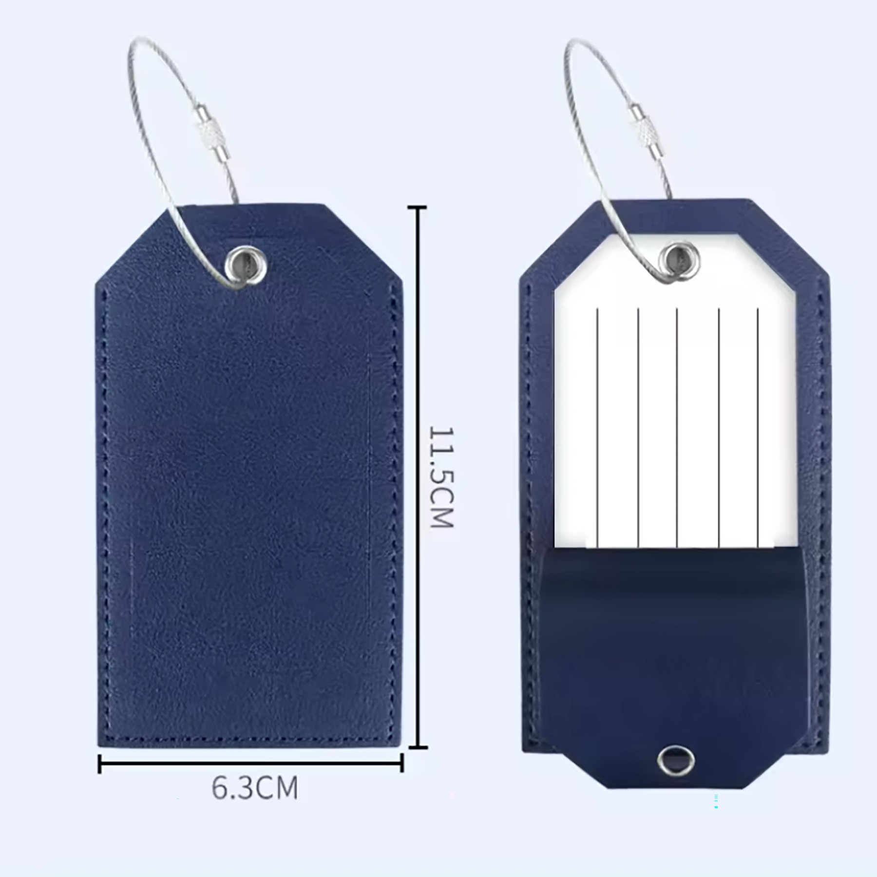 PU Leather Luggage Tag 5