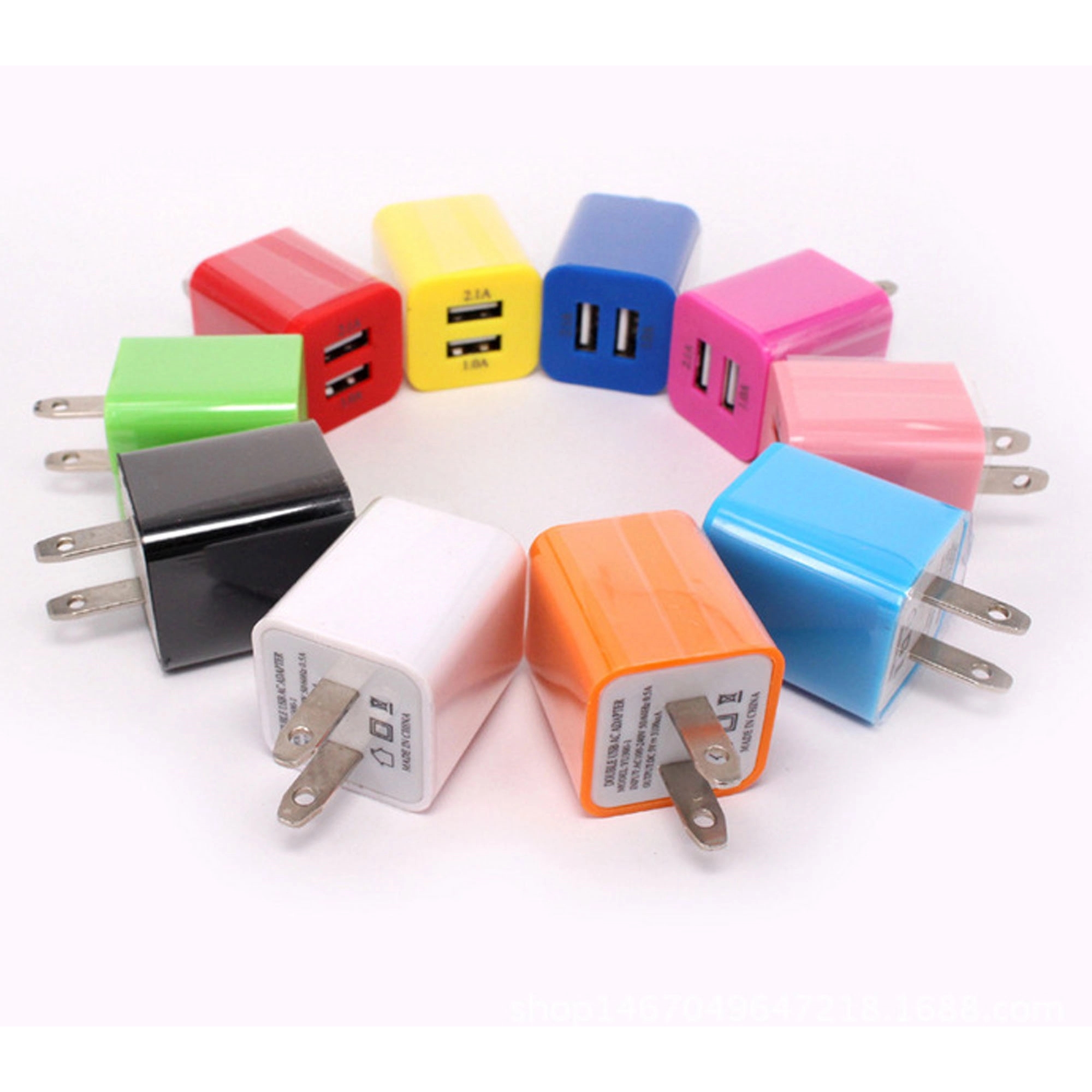 Dual USB Power Adapter Charger With Custom Logo 2
