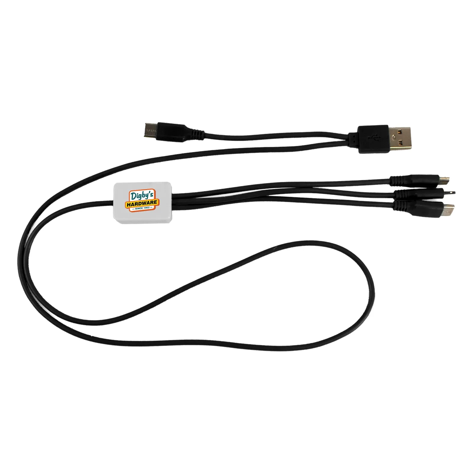 Dual Input 3' Snap Colorful Cable 1