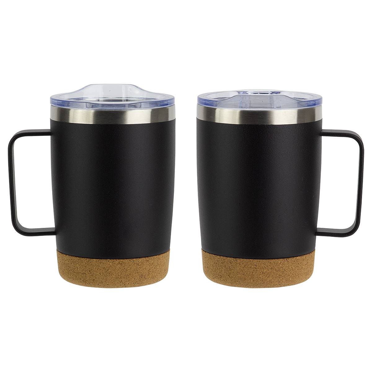 Sapora 12 oz Vacuum Insulated Stainless Steel Mug with Cork Base 25