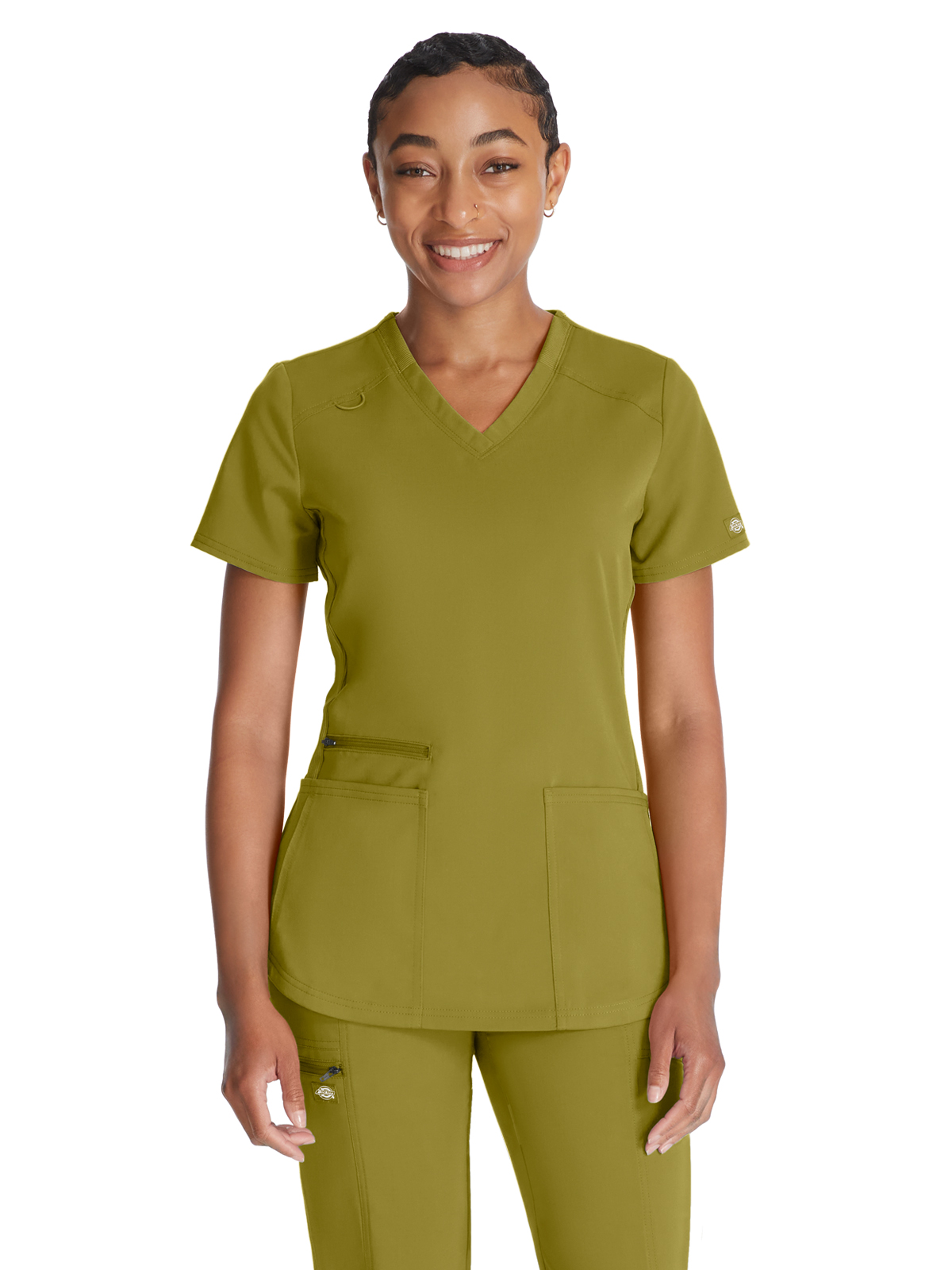 Dickies Medical - Balance - Women's 5-Pocket Rib Knit V-Neck Top 22