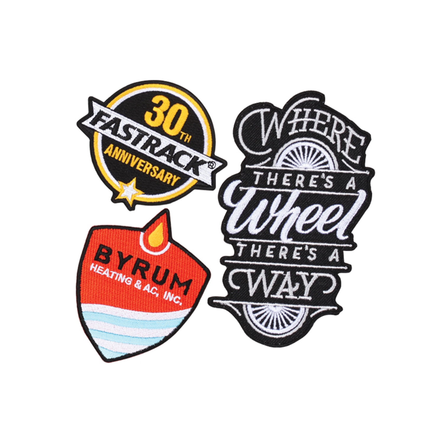 8" Patch - 75% Embroidered 1