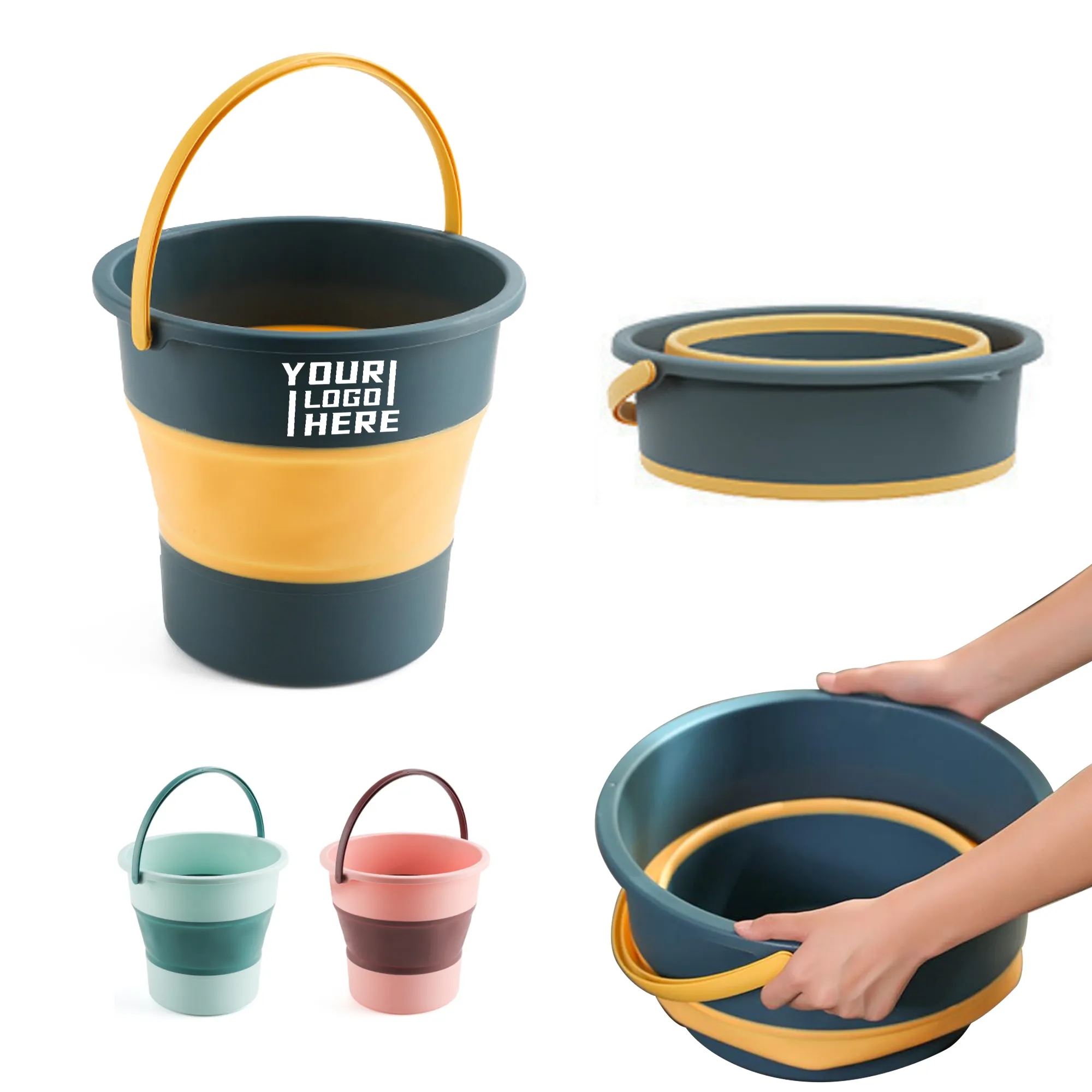 575 Oz Foldable Bucket With Handle