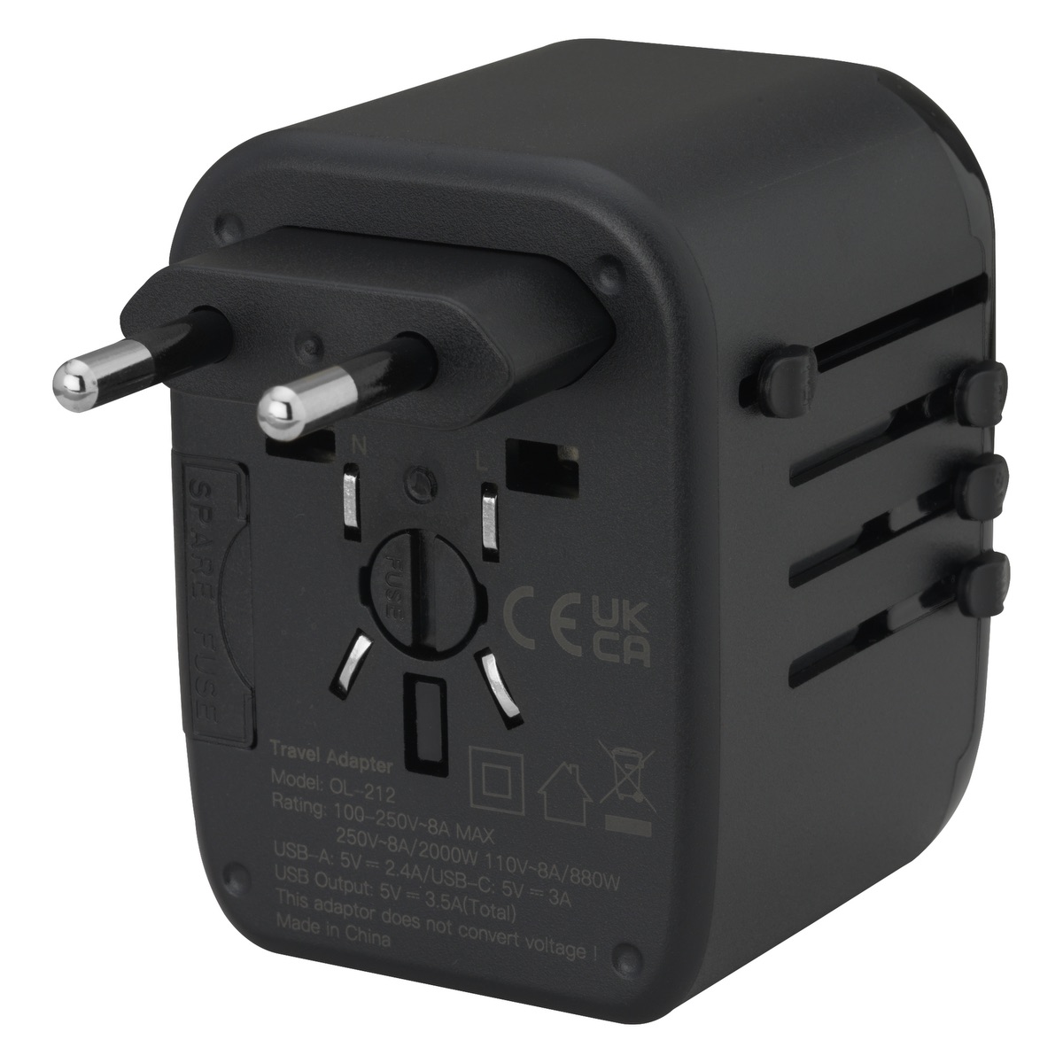 Universal Travel 2 USB / 2 Type-C Adapter 13