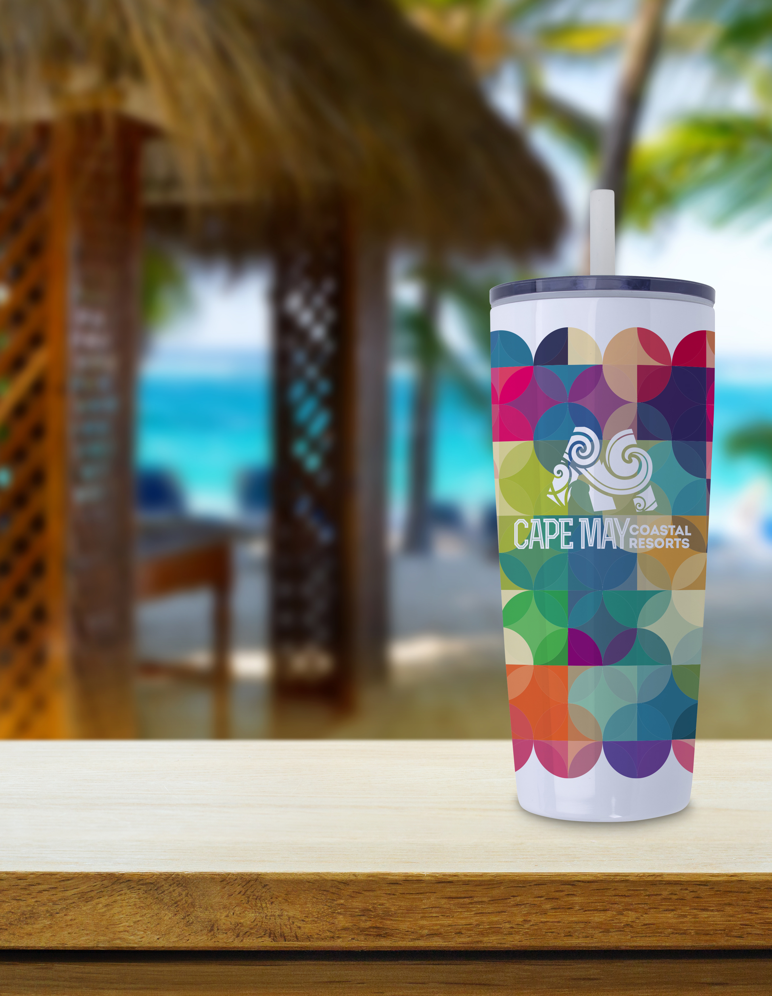 Built-in Straw Vacuum Tumbler 30 oz