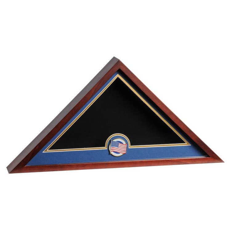 US Flag Medallion Flag Display Case 1