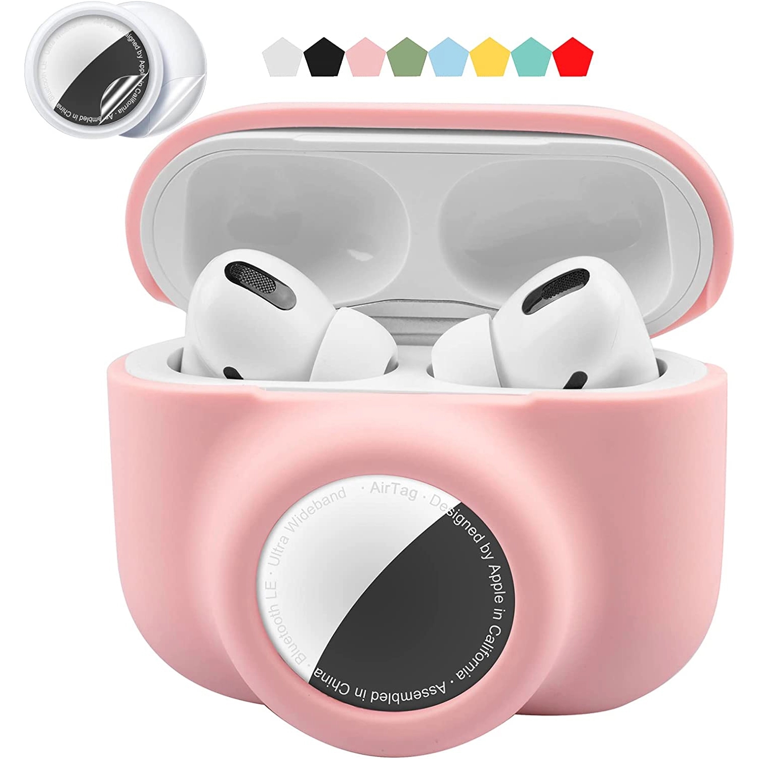 2 In 1 Airpod 3 And Airtag Silicone Protective Case 1