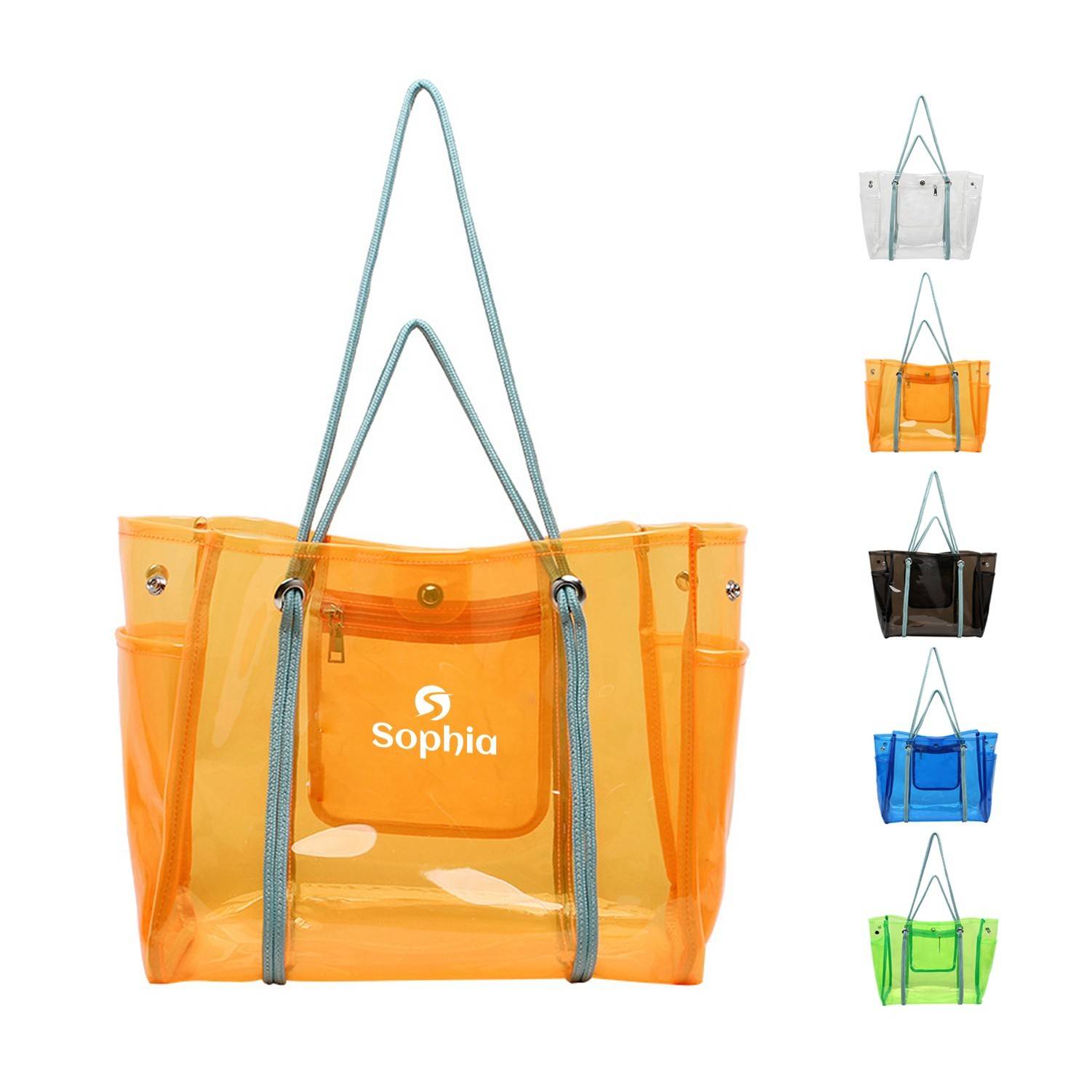 Large PVC Clear Shoulder Bag 1
