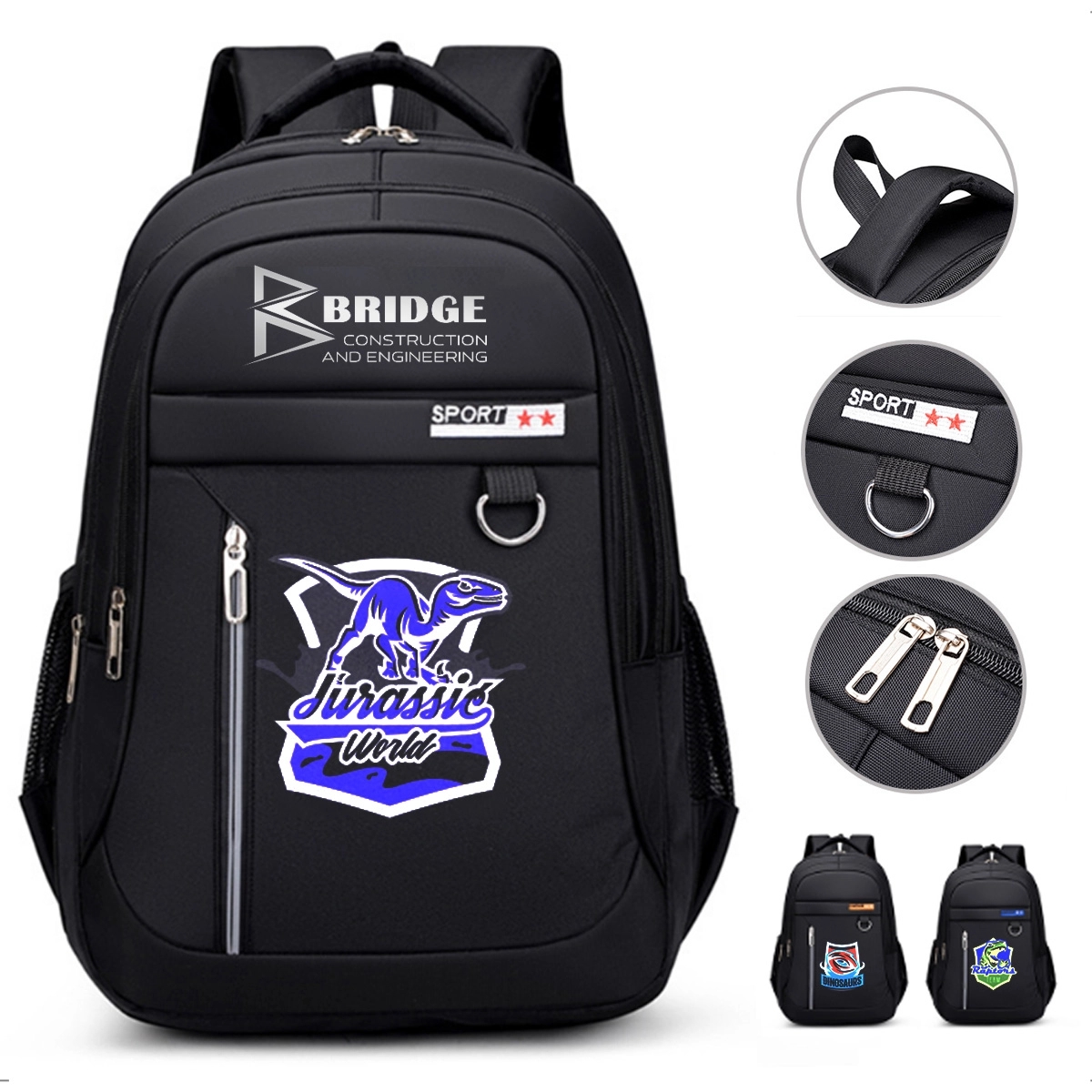 Large Capacity Portability School Travel Laptop Backpack 2