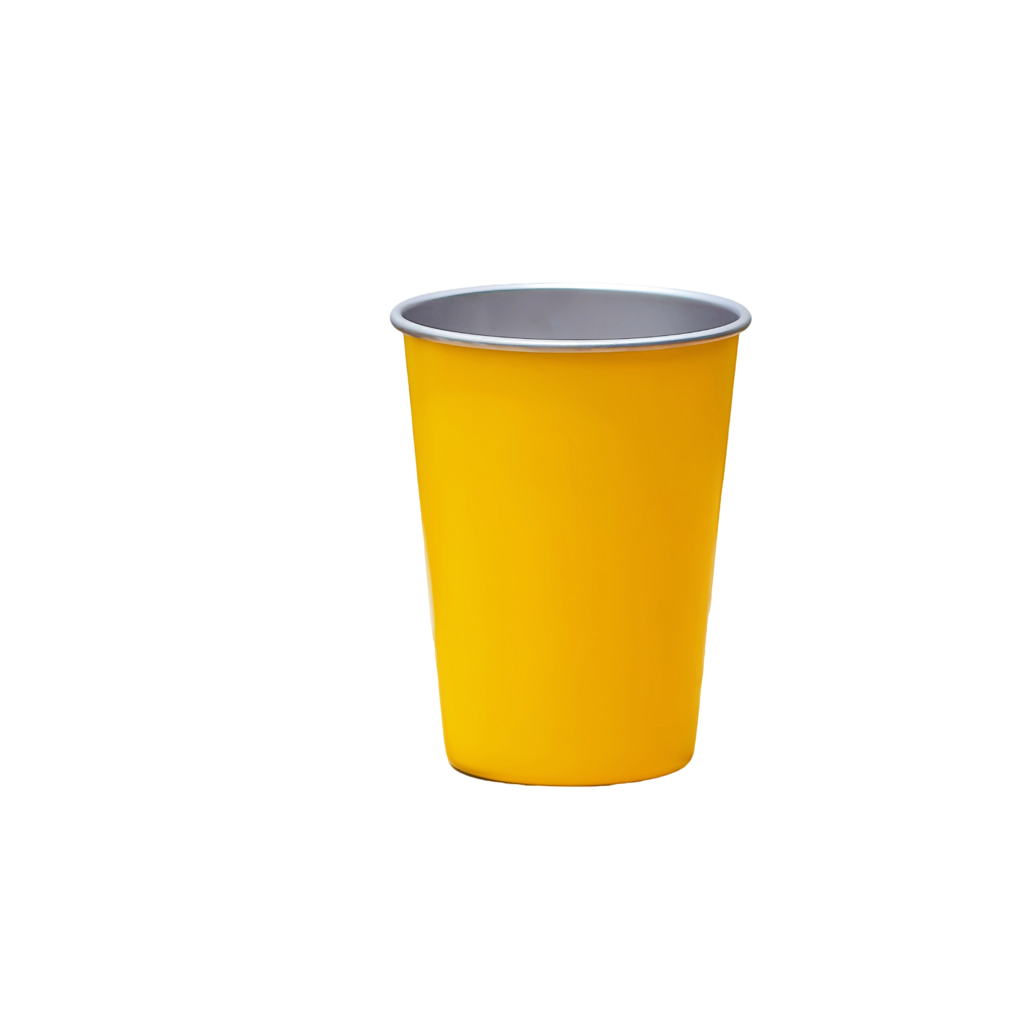 Stainless Steel Pint Cup 16 Ounce Powder Coated Black 2